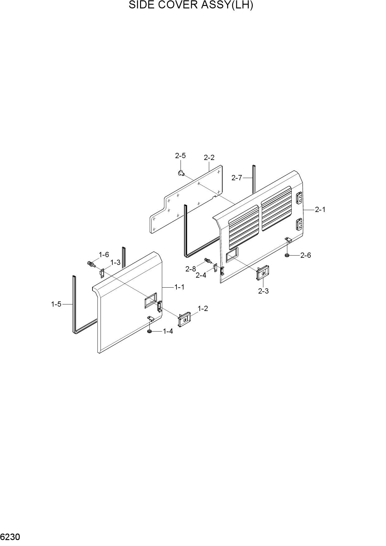 SIDE COVER ASSY(LH)
