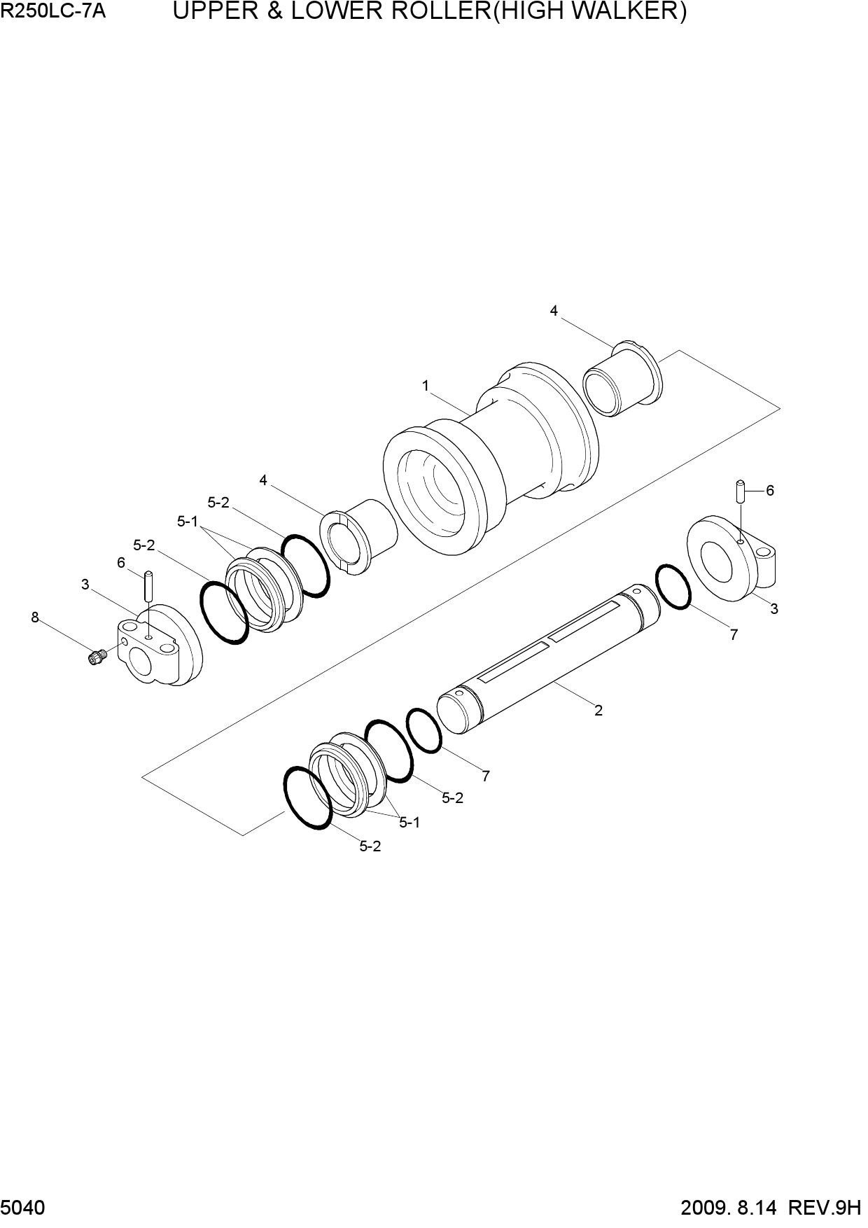 UPPER & LOWER ROLLER(HIGH WALKER)