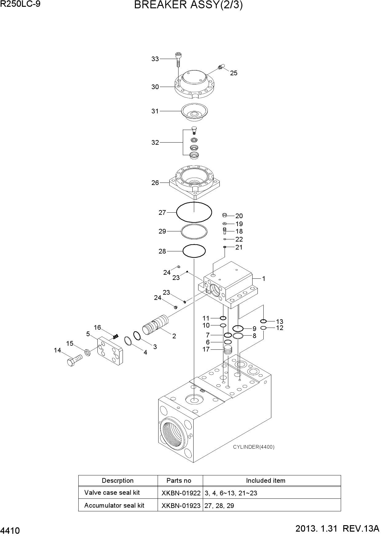 BREAKER ASSY(2/3)