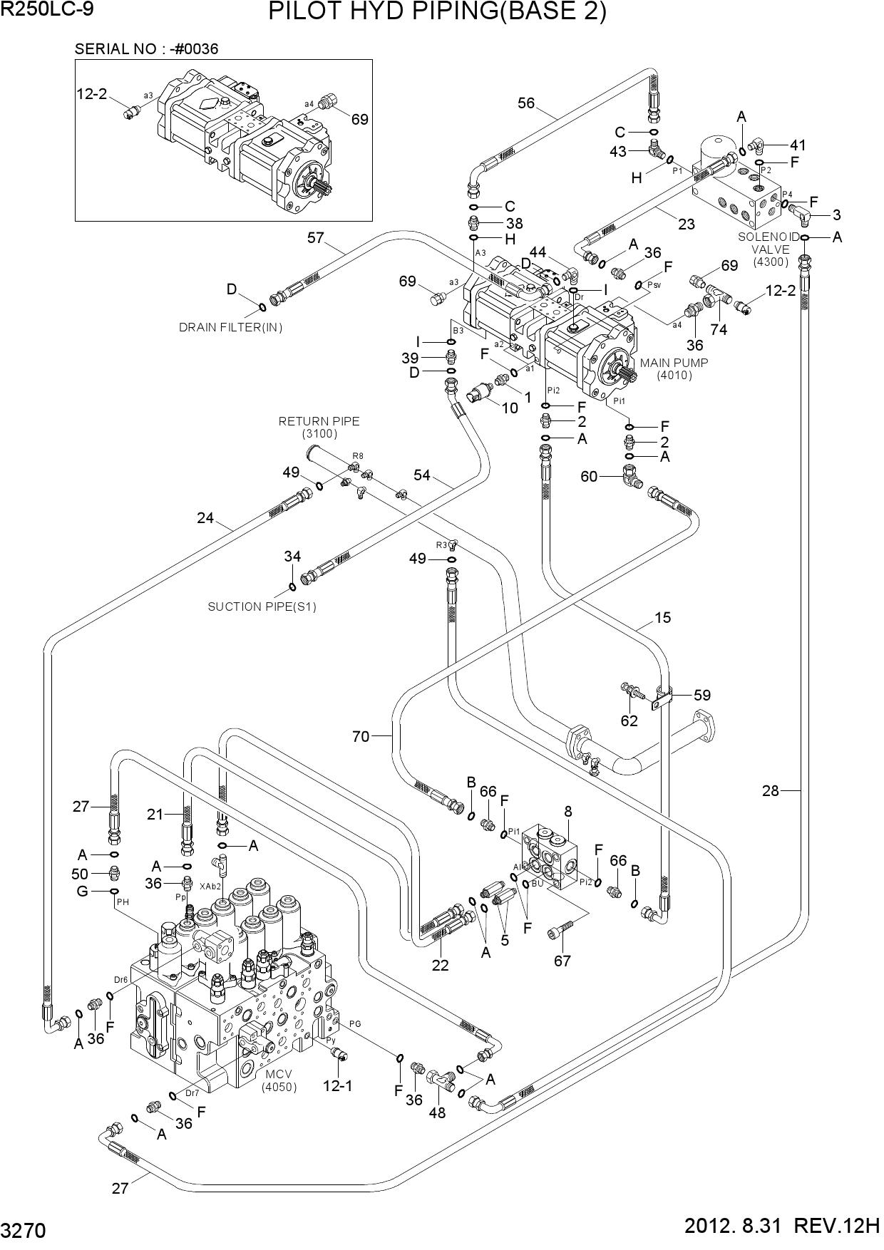 PILOT HYD PIPING(BASE 2)
