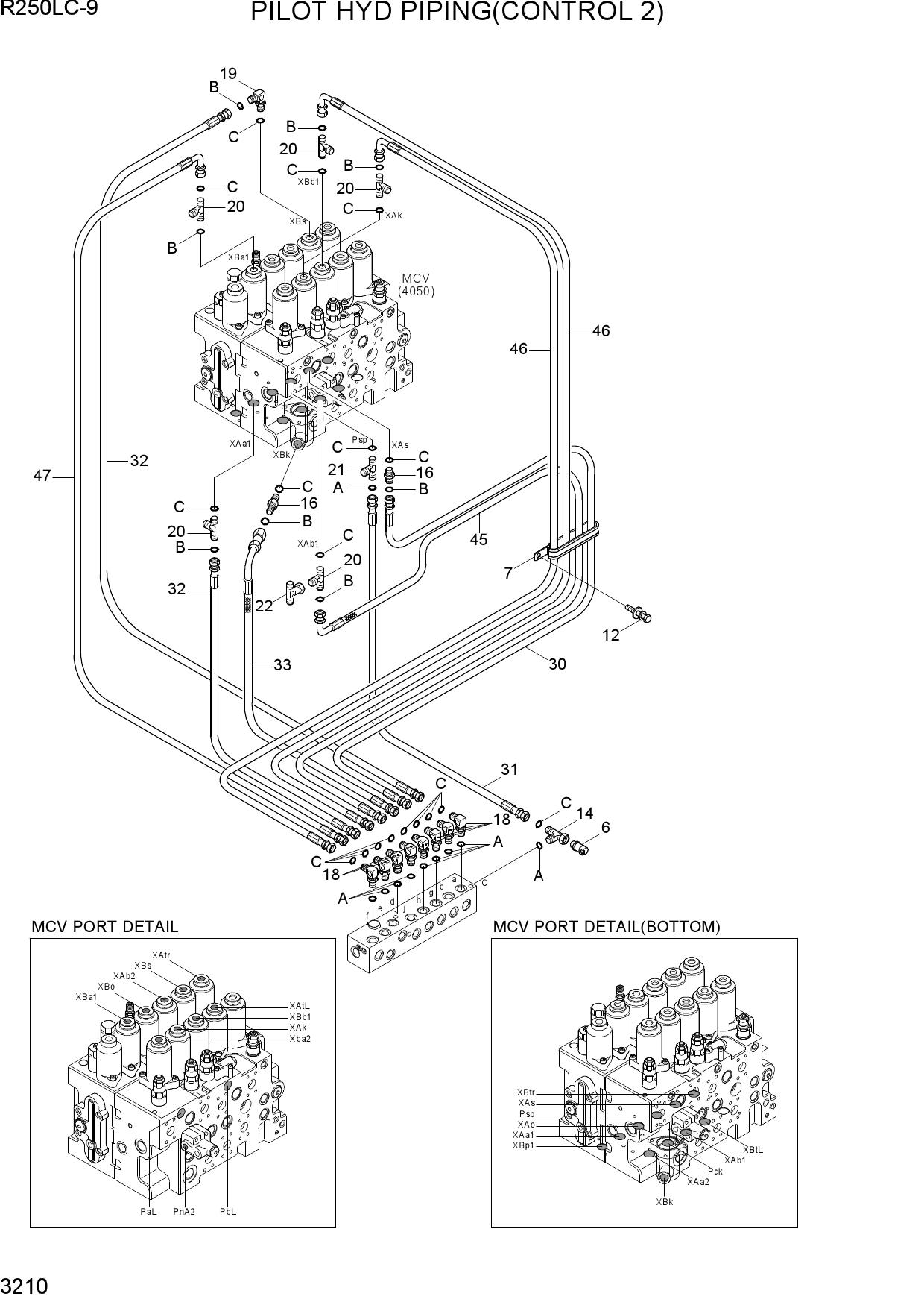 PILOT HYD PIPING(CONTROL 2)