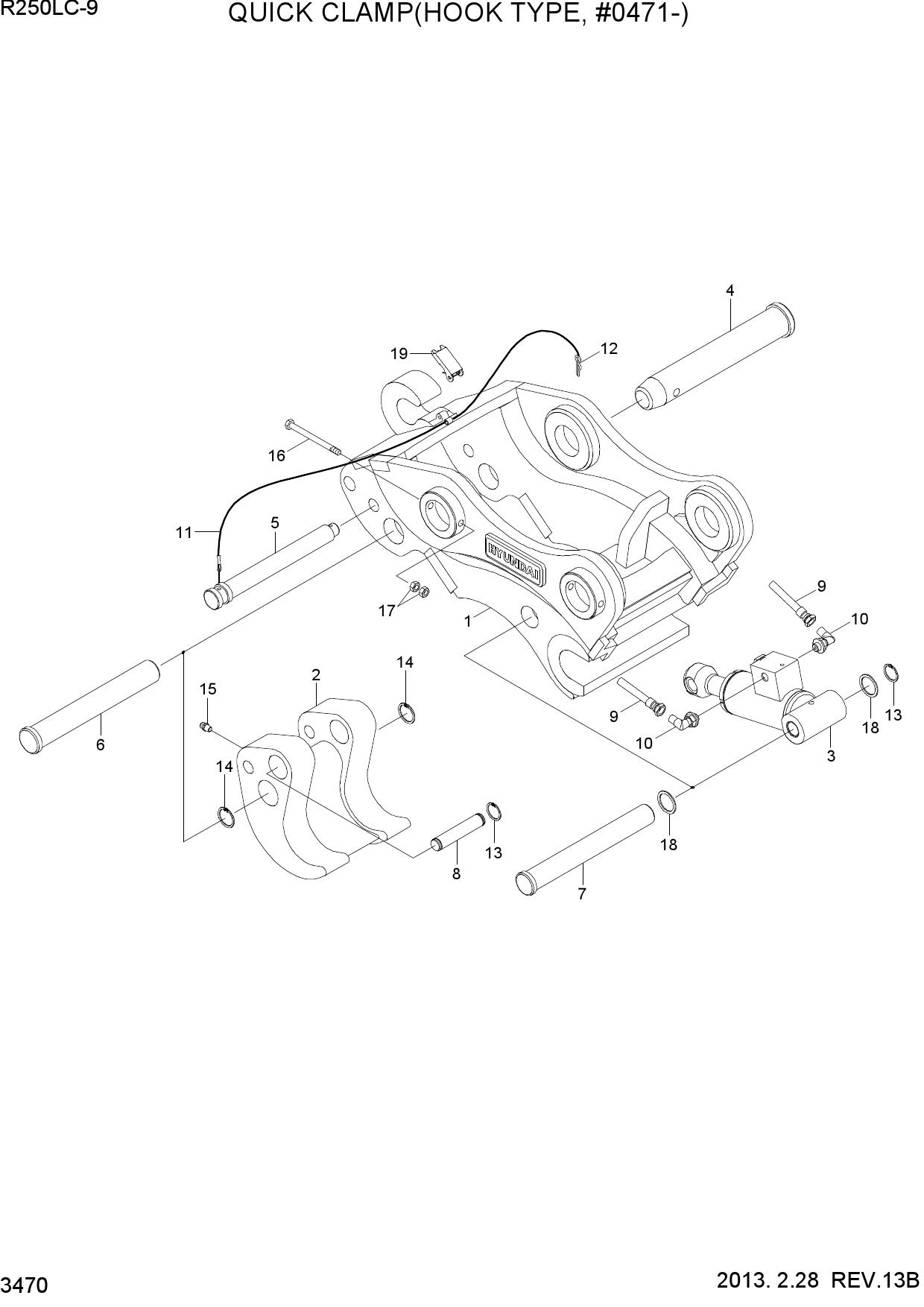 QUICK CLAMP(HOOK TYPE, #0471-)