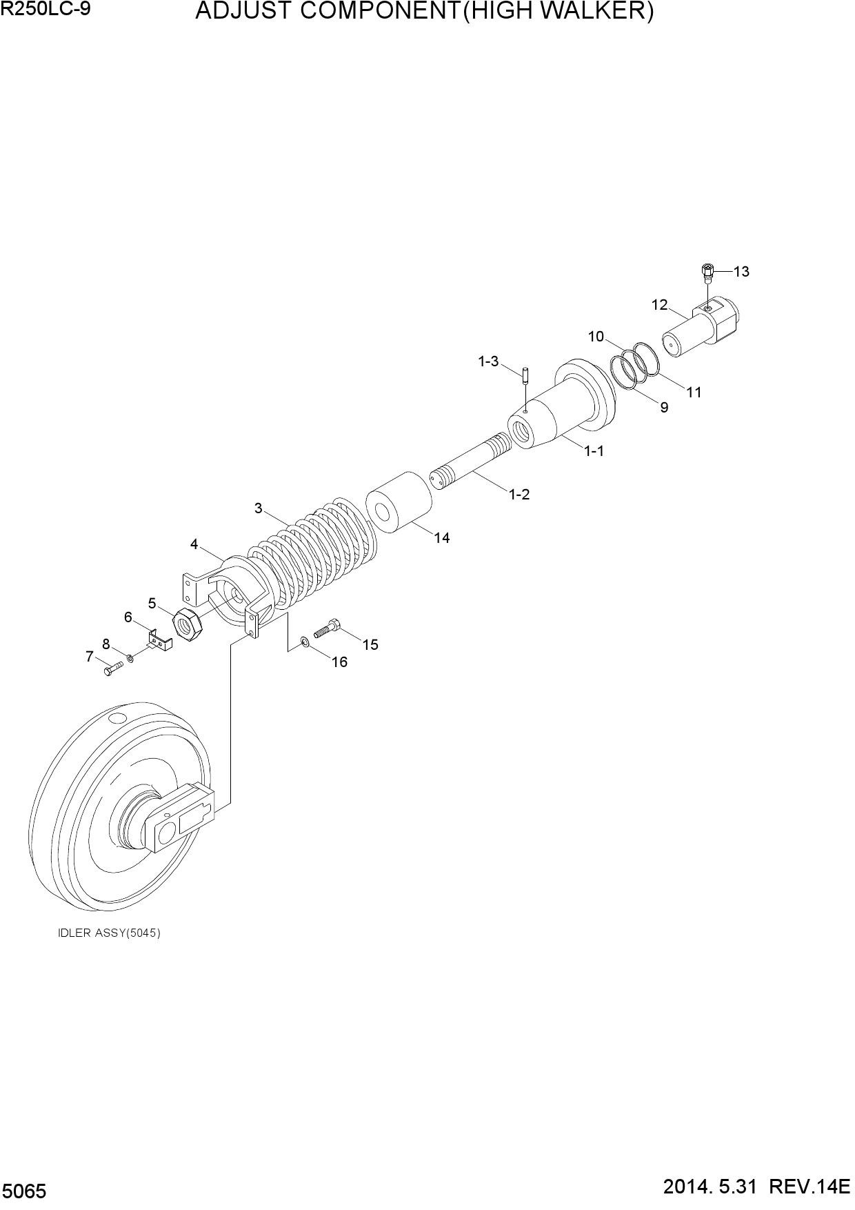 ADJUST COMPONENT(HIGH WALKER)
