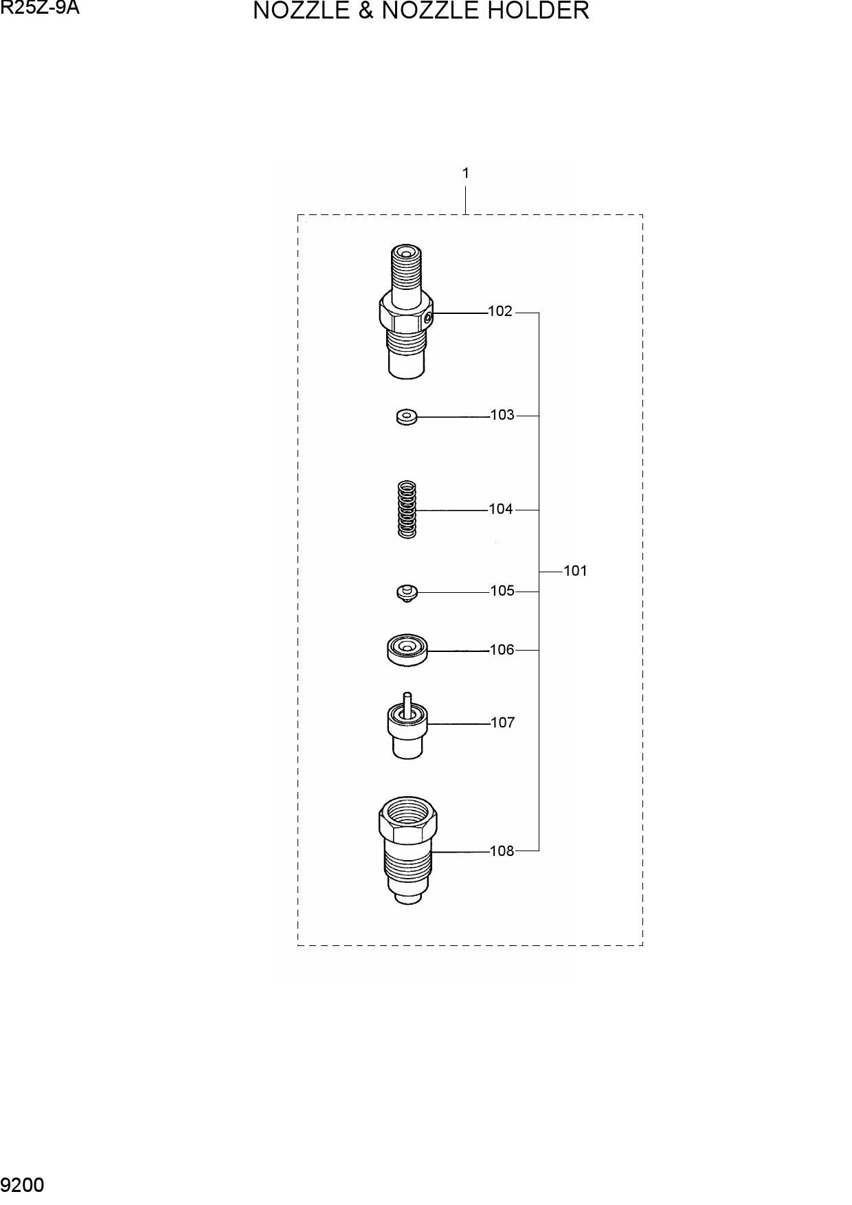 NOZZLE & NOZZLE HOLDER