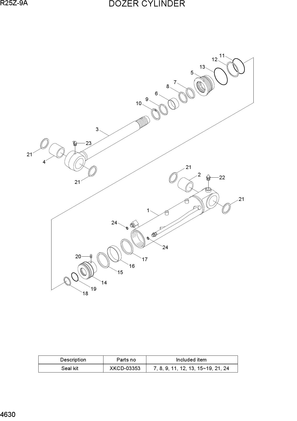 DOZER CYLINDER