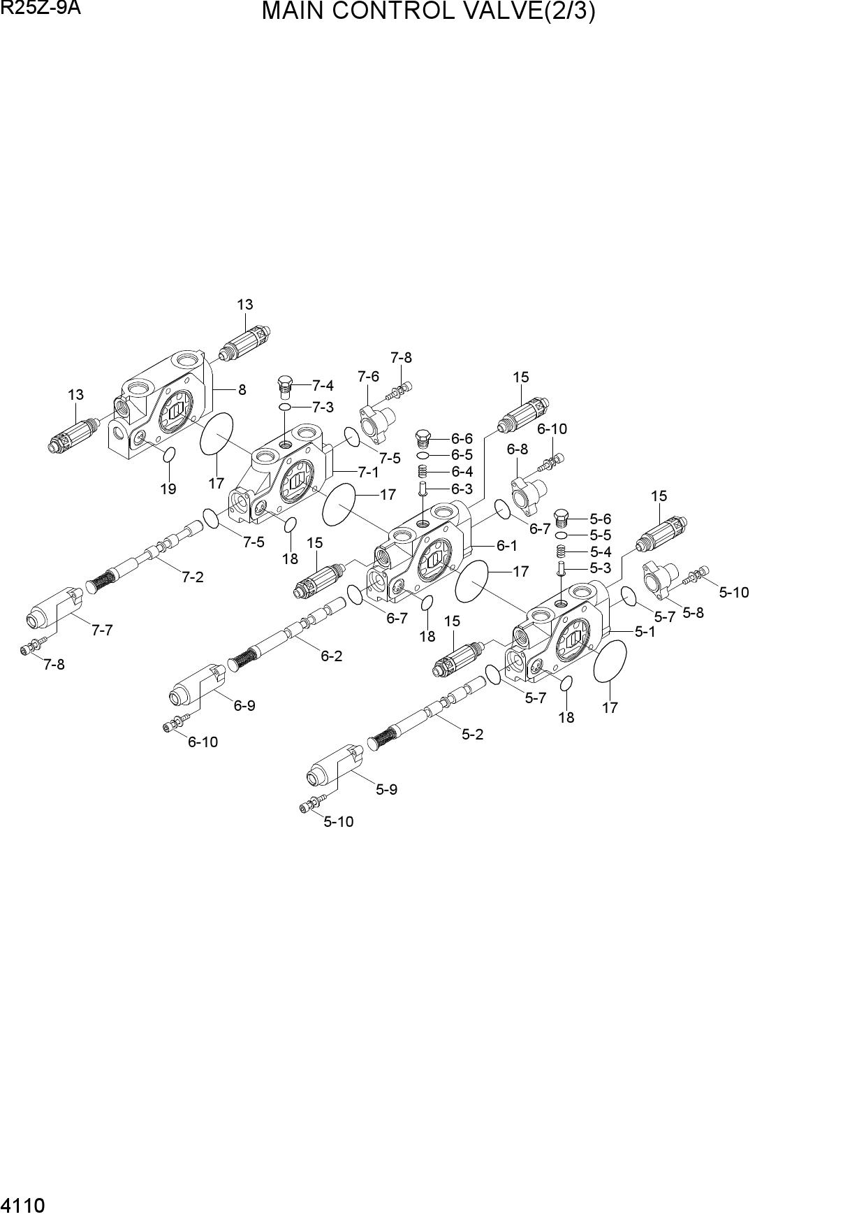 MAIN CONTROL VALVE (2/3)