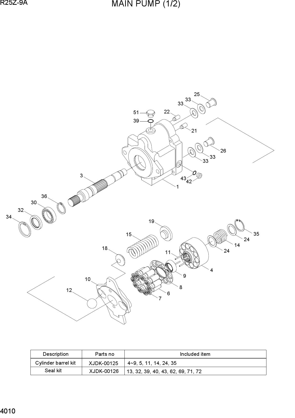 MAIN PUMP (1/2)
