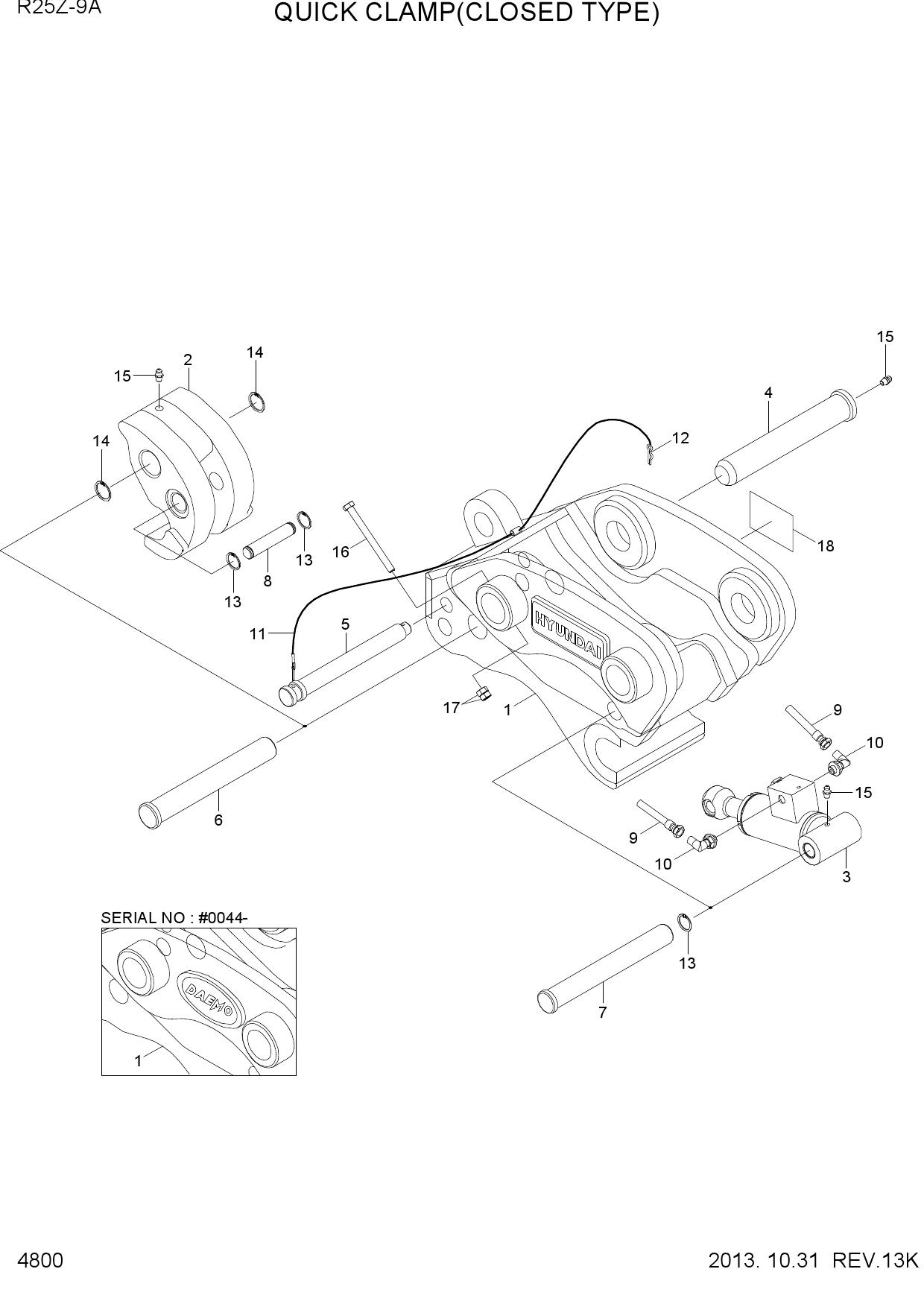 QUICK CLAMP ASSY(CLOSED TYPE)
