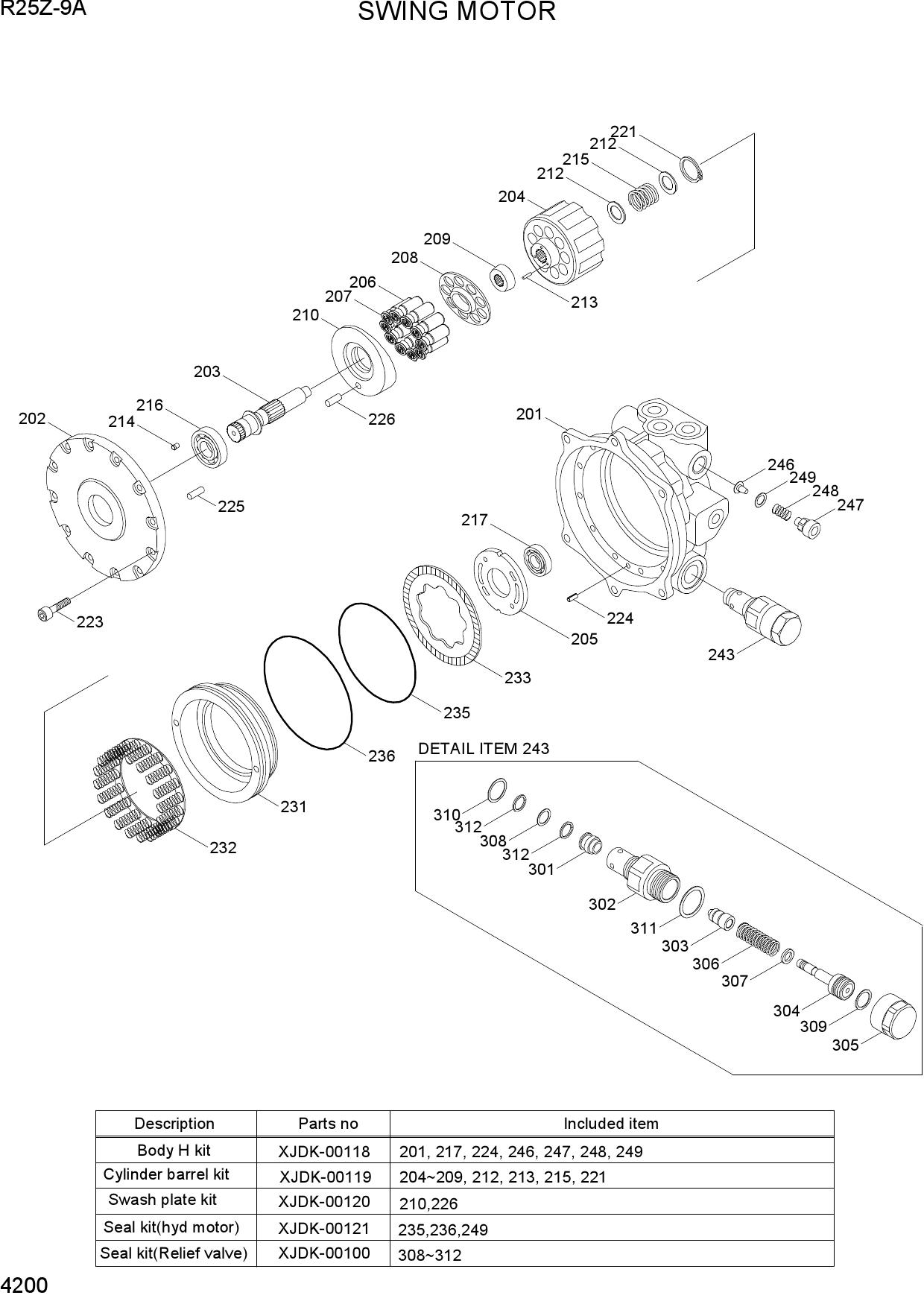SWING MOTOR