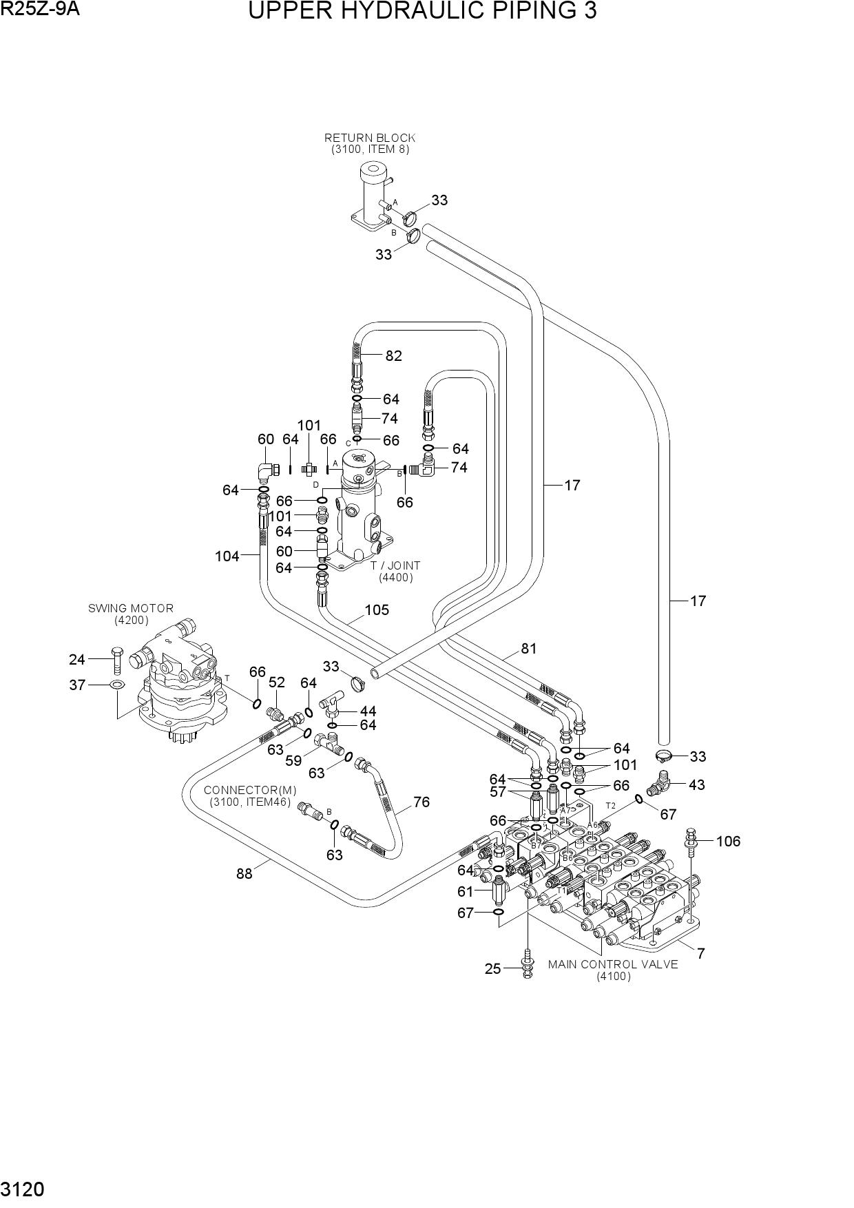 UPPER HYDRAULIC PIPING 3