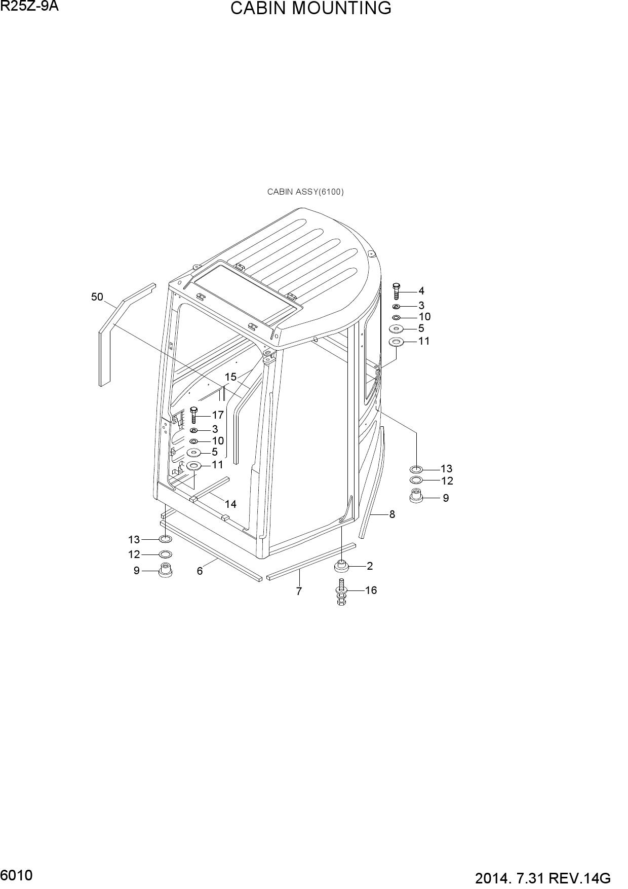 CABIN MOUNTING