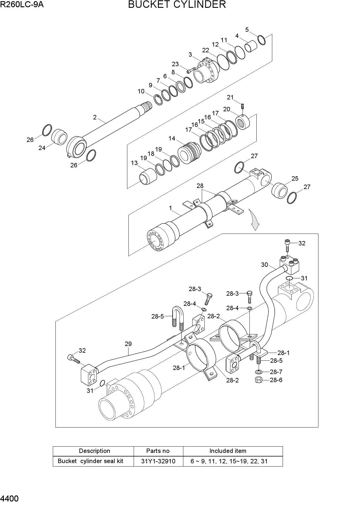 BUCKET CYLINDER