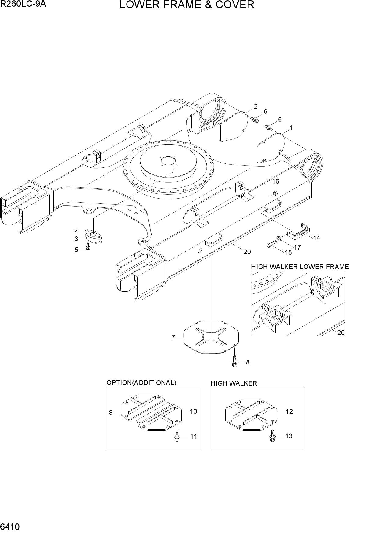 LOWER FRAME & COVER