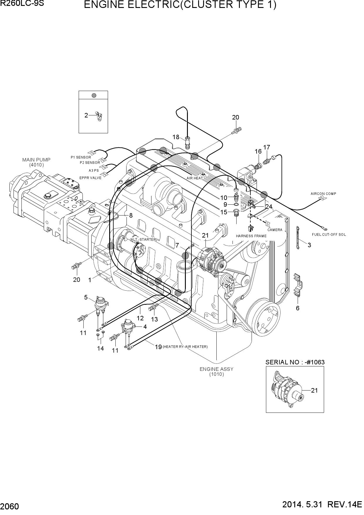 ENGINE ELECTRIC(CLUSTER TYPE 1)
