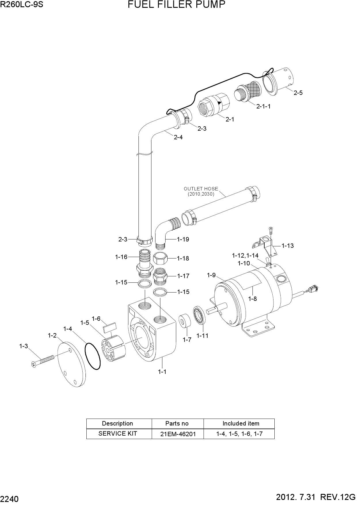 FUEL FILLER PUMP