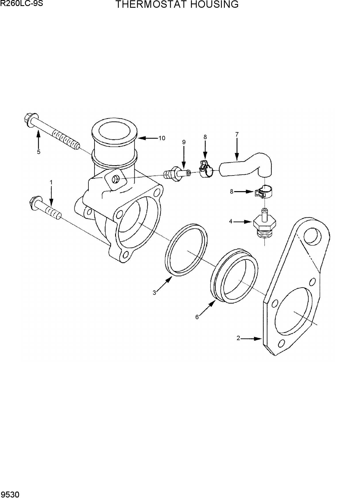 THERMOSTAT HOUSING