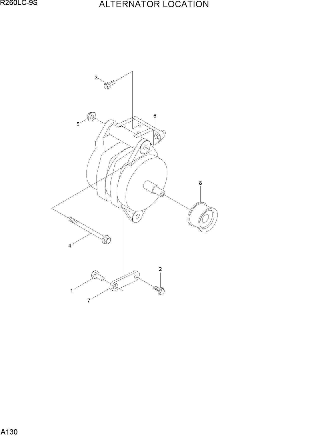 ALTERNATOR LOCATION