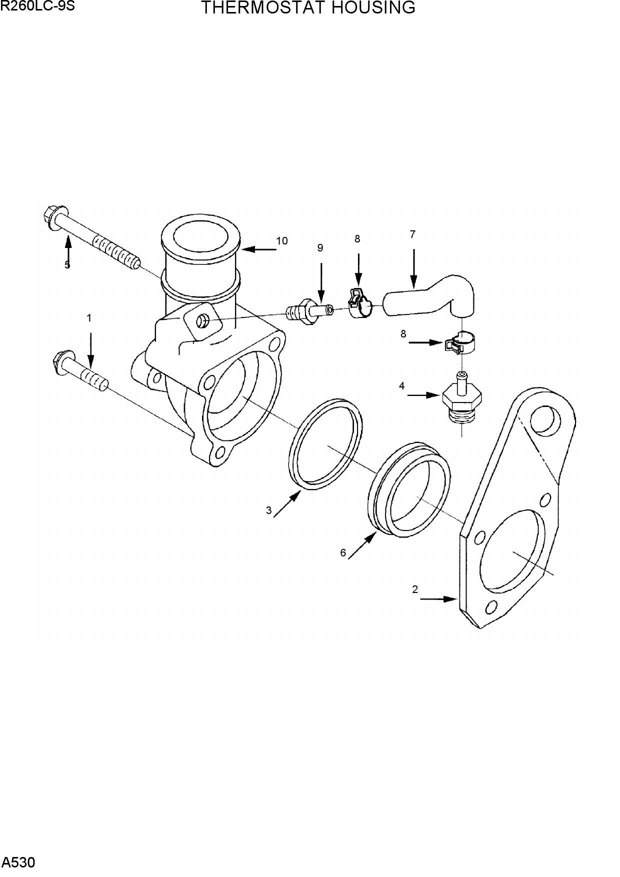 THERMOSTAT HOUSING