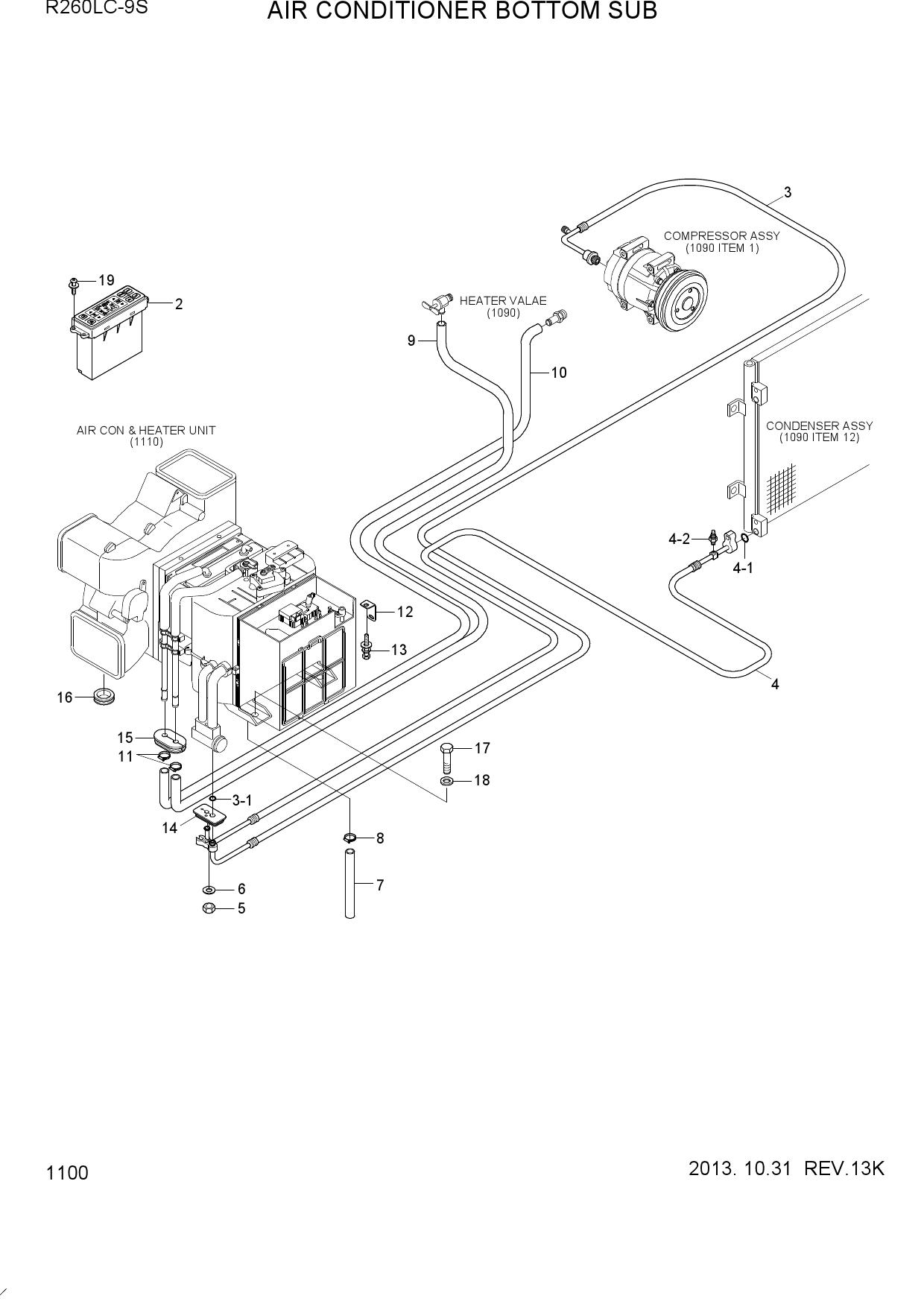 AIR CONDITIONER BOTTOM SUB