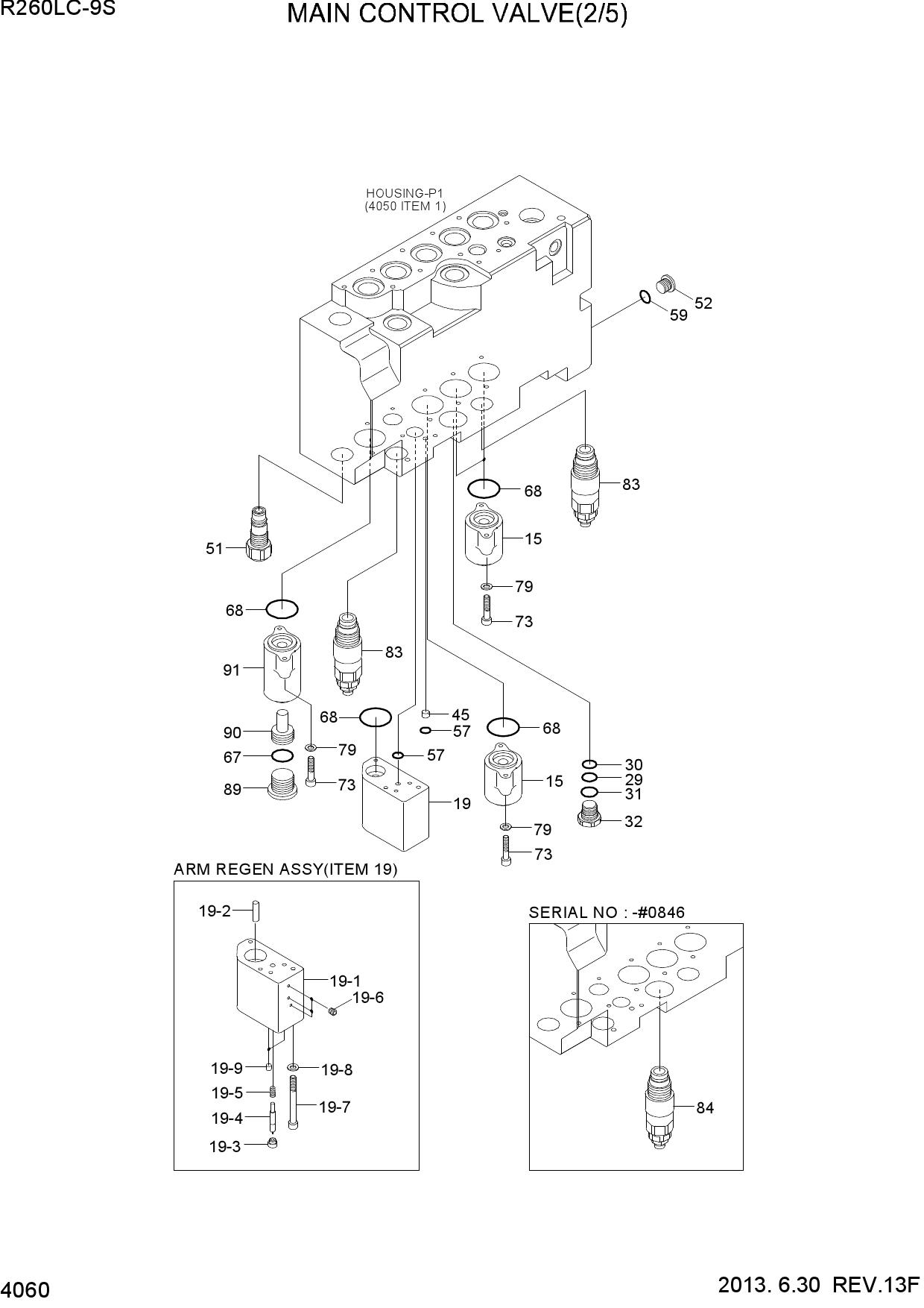 MAIN CONTROL VALVE(2/5)