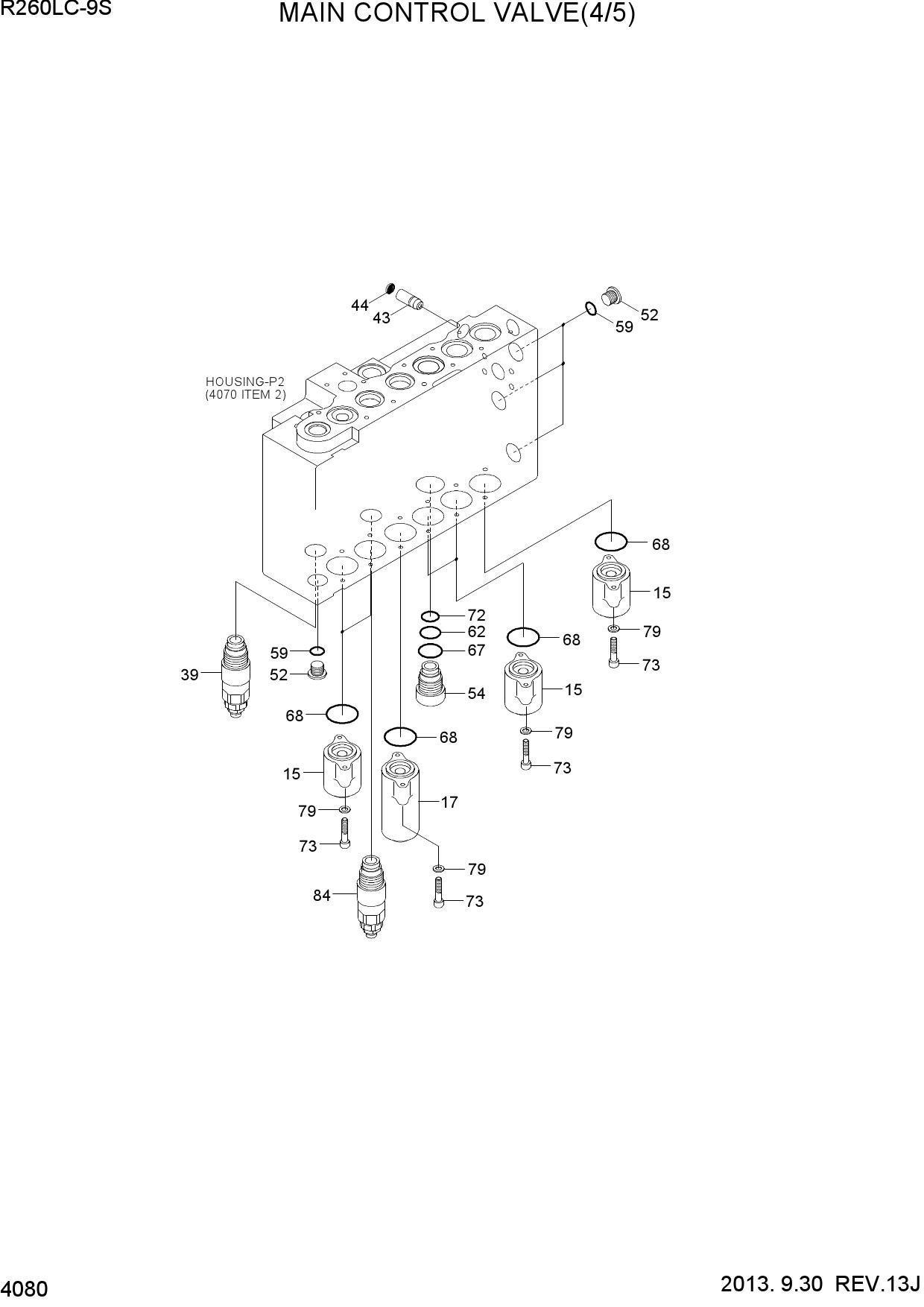 MAIN CONTROL VALVE(4/5)