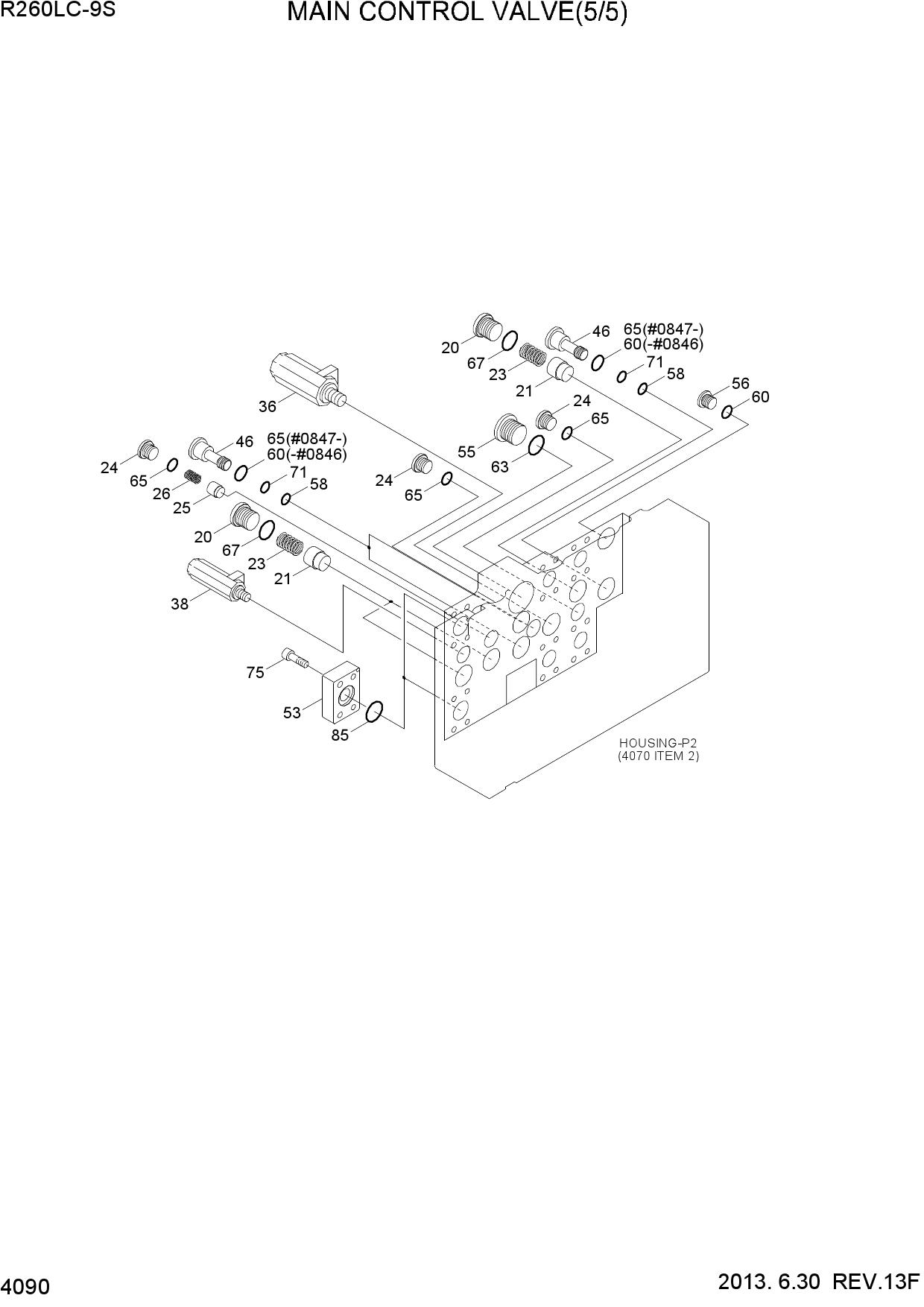 MAIN CONTROL VALVE(5/5)