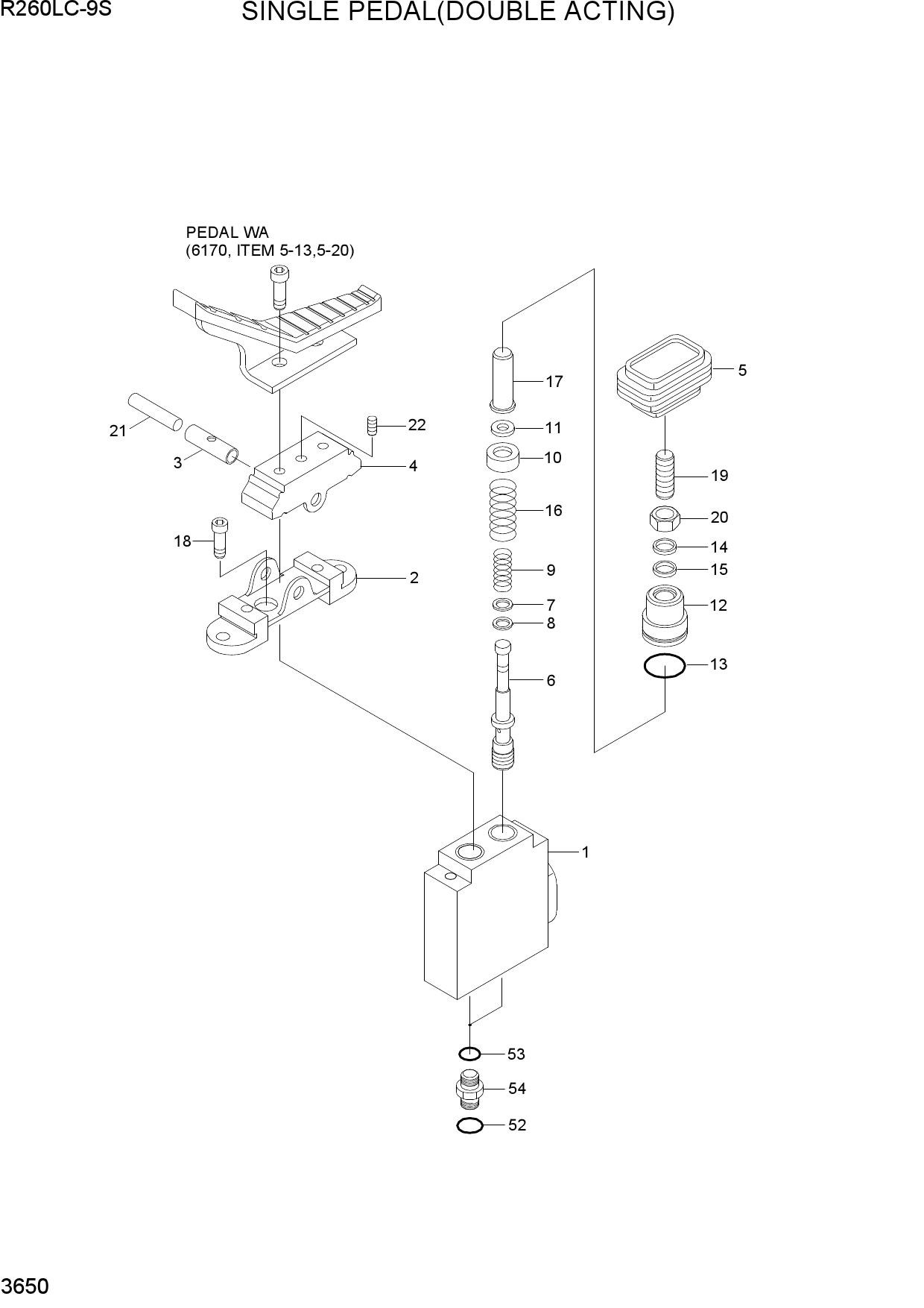 SINGLE PEDAL(DOUBLE ACTING)