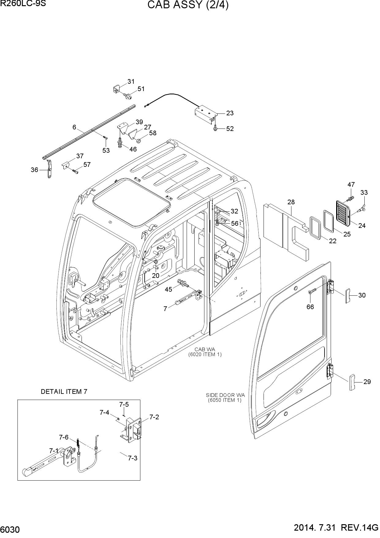 CAB ASSY(2/4)