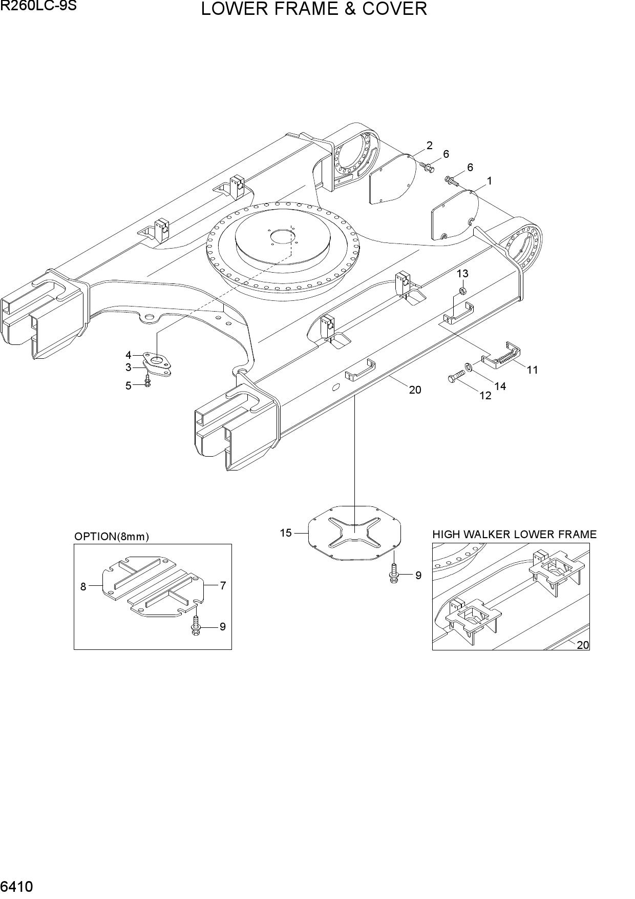 LOWER FRAME & COVER