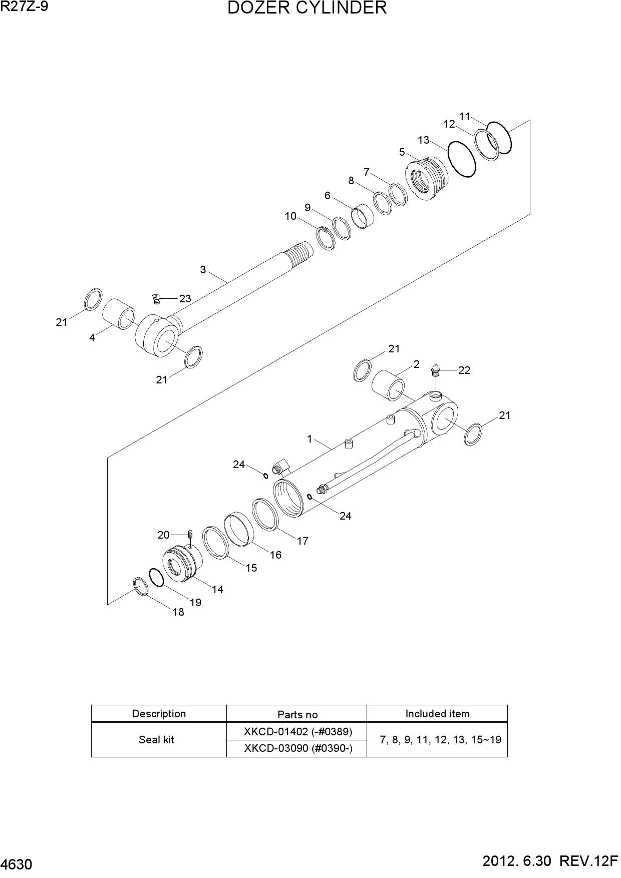 DOZER CYLINDER