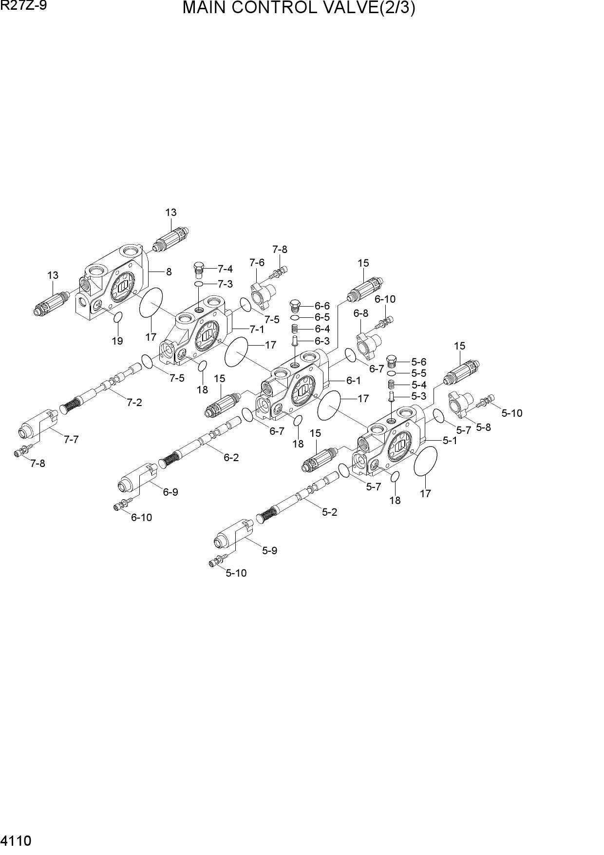 MAIN CONTROL VALVE (2/3)
