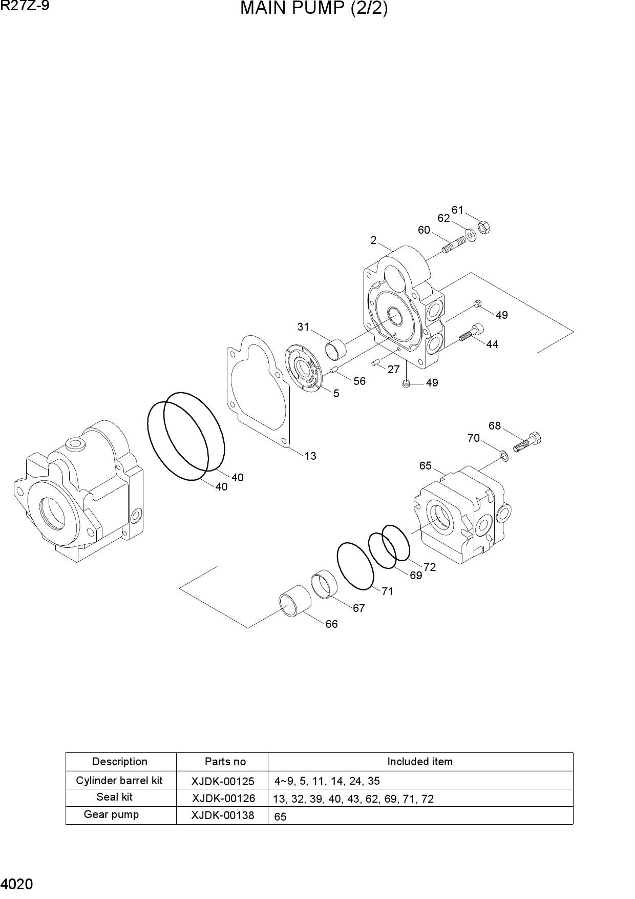 MAIN PUMP (2/2)