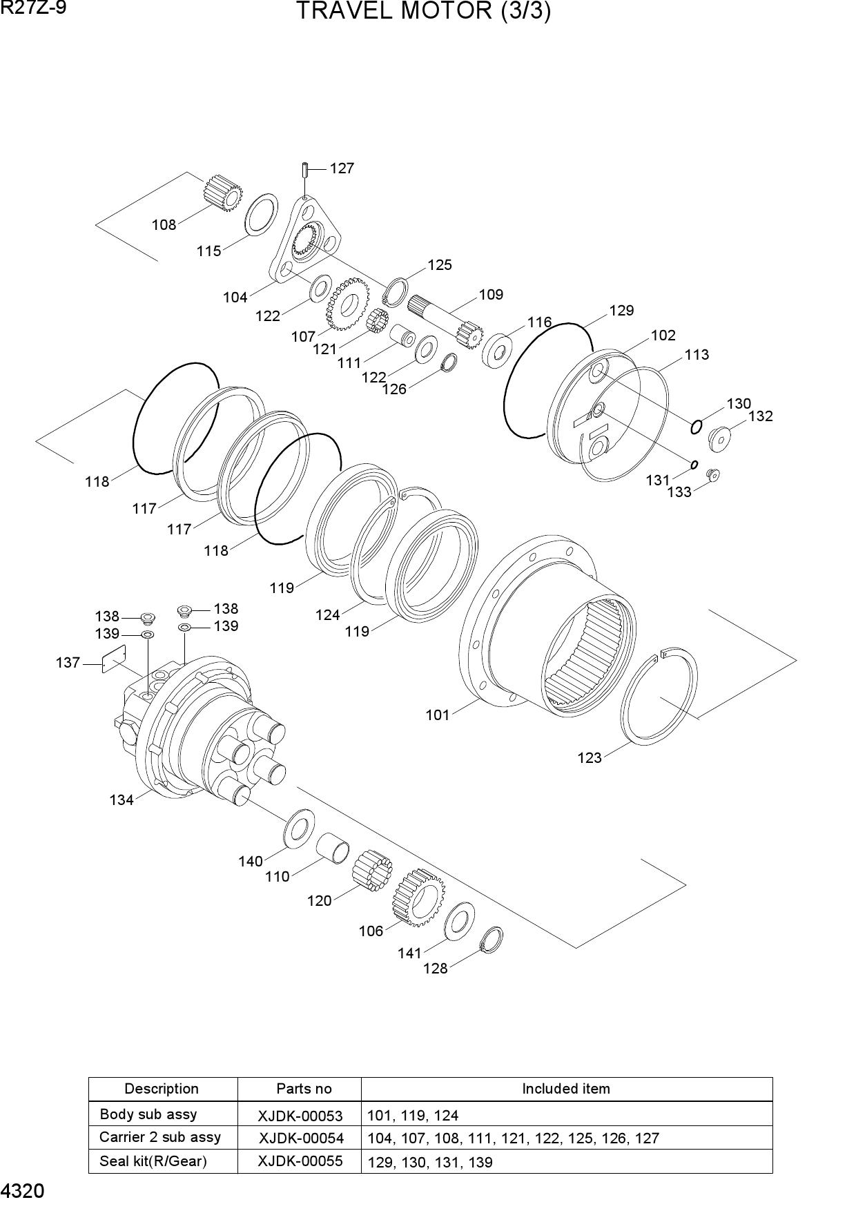 TRAVEL MOTOR (3/3)