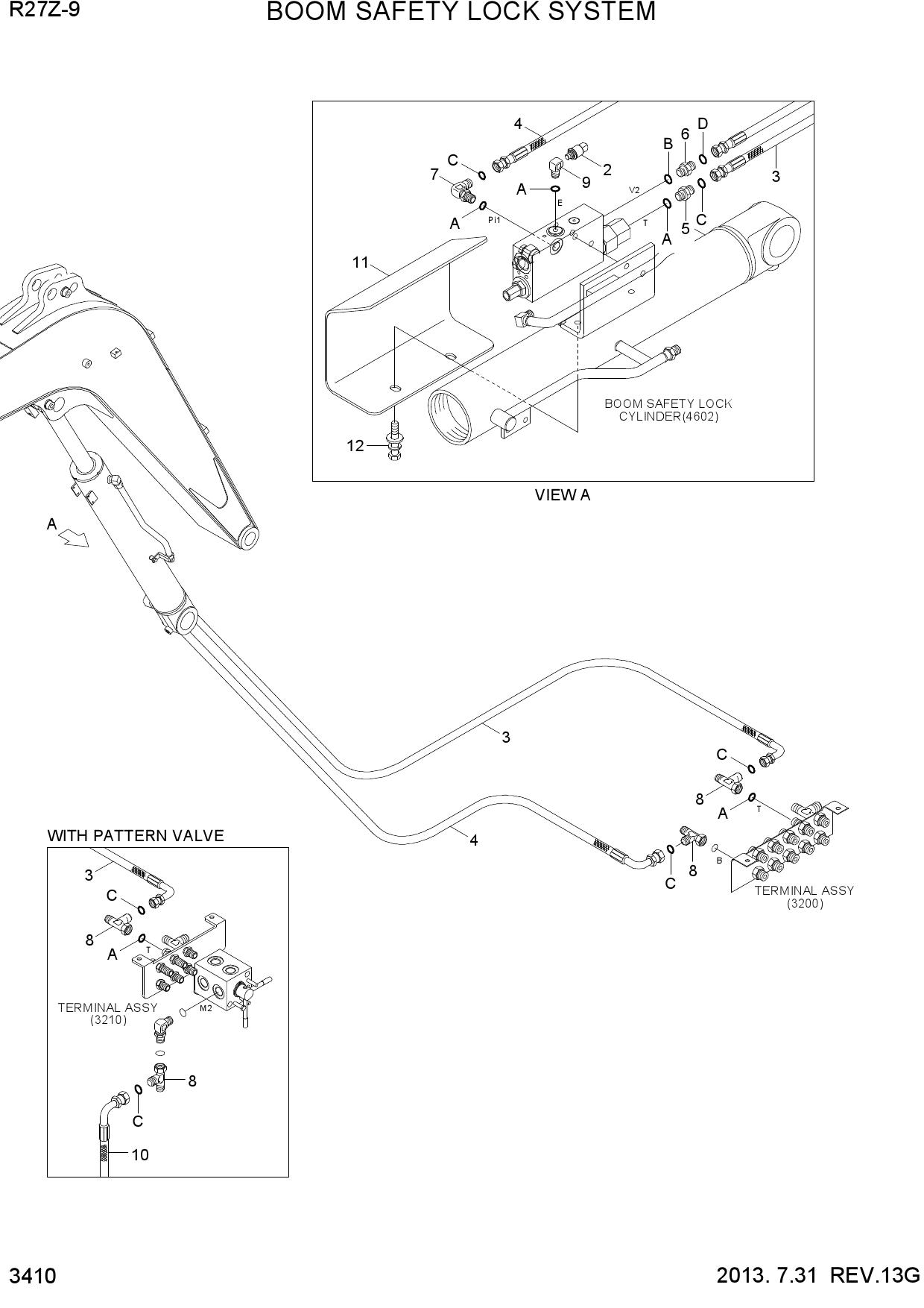 BOOM SAFETY LOCK SYSTEM