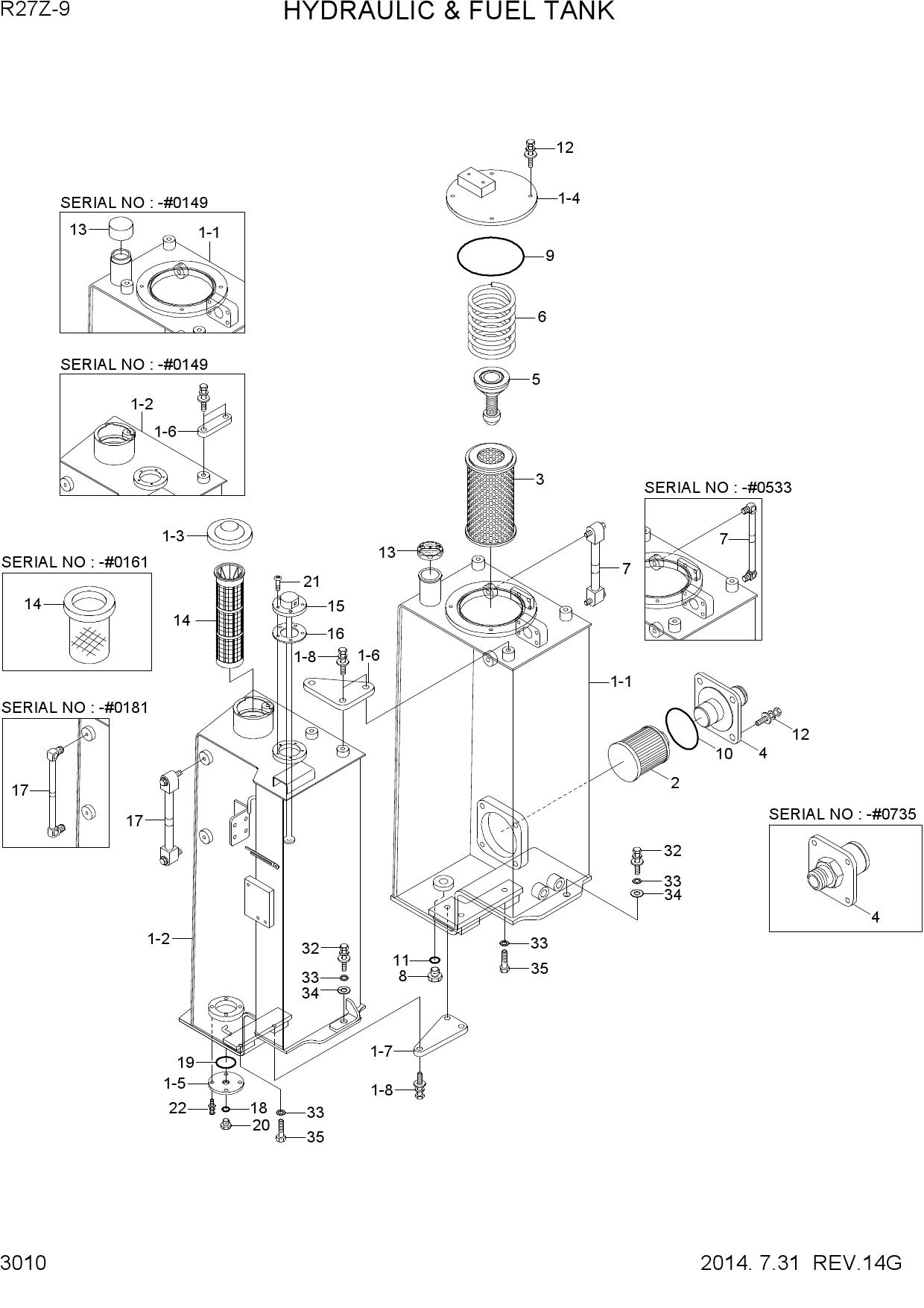 HYDRAULIC & FUEL TANK