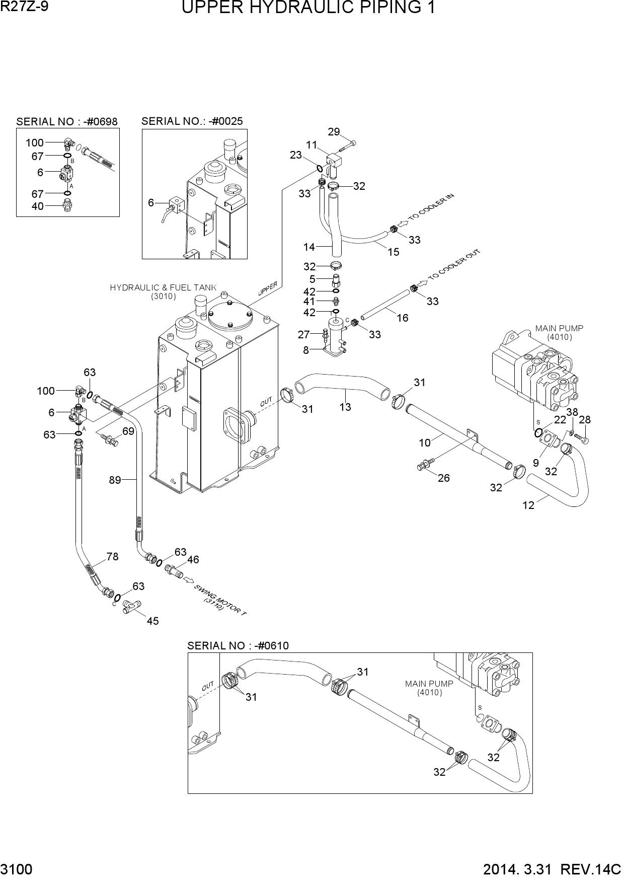 UPPER HYDRAULIC PIPING 1