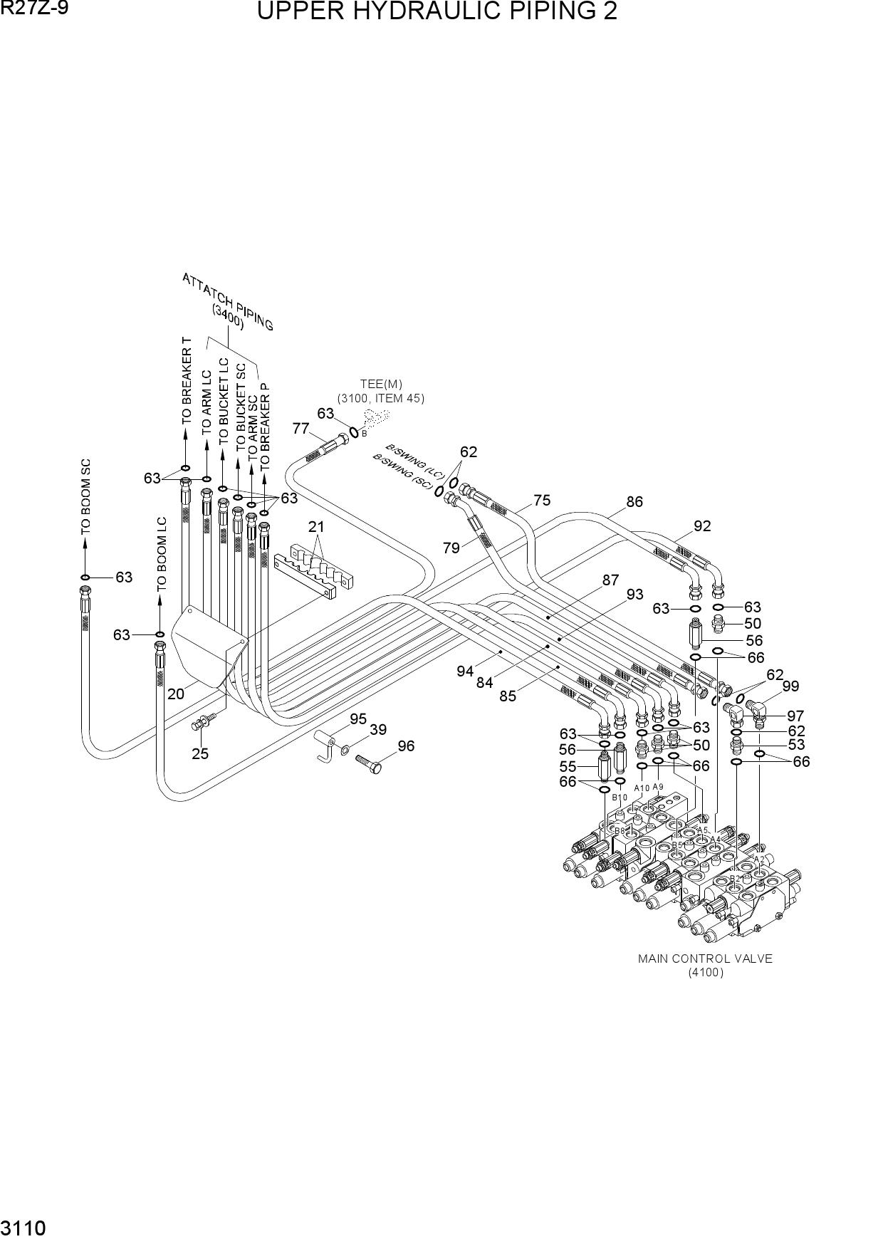 UPPER HYDRAULIC PIPING 2
