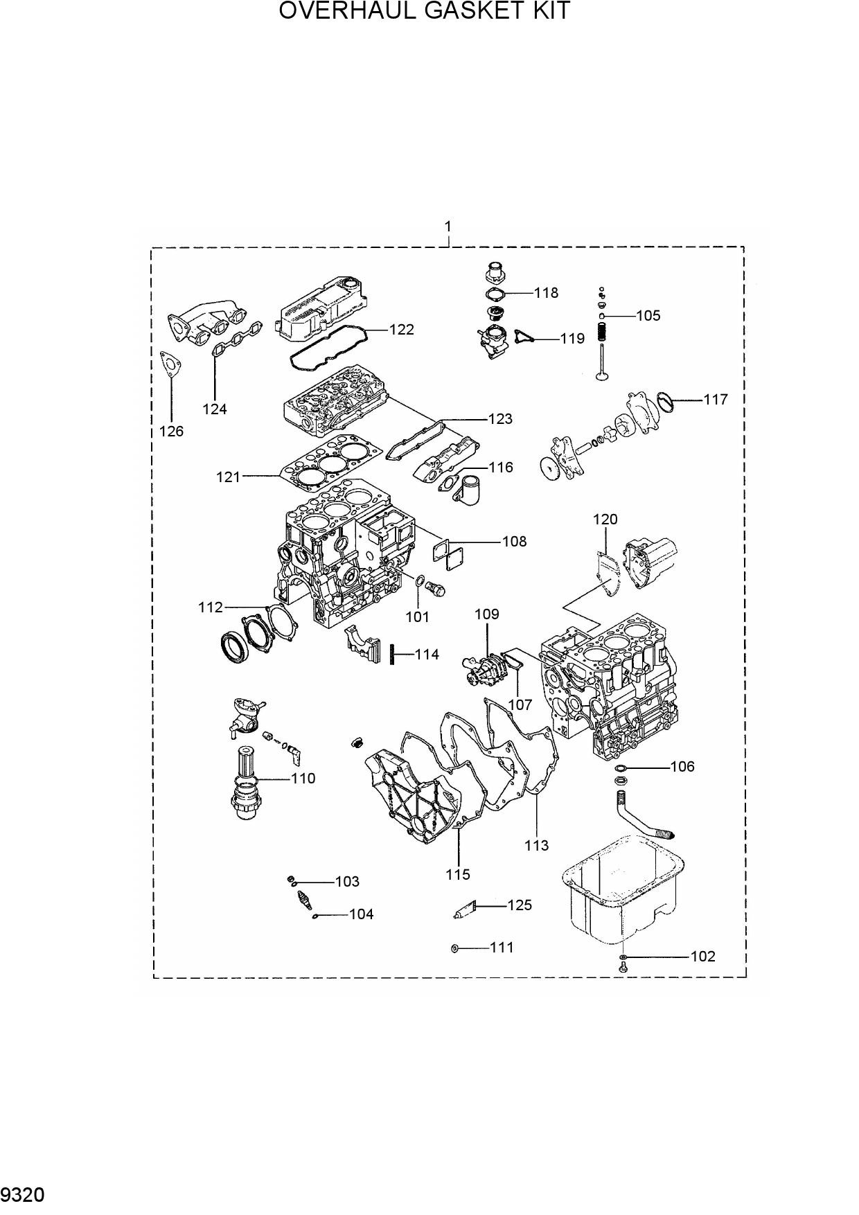 OVERHAUL GASKET KIT