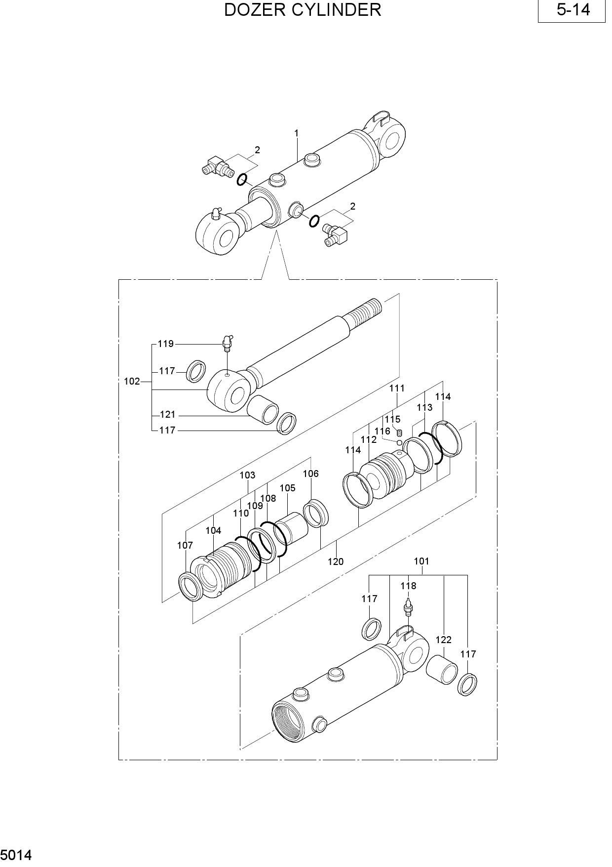 DOZER CYLINDER
