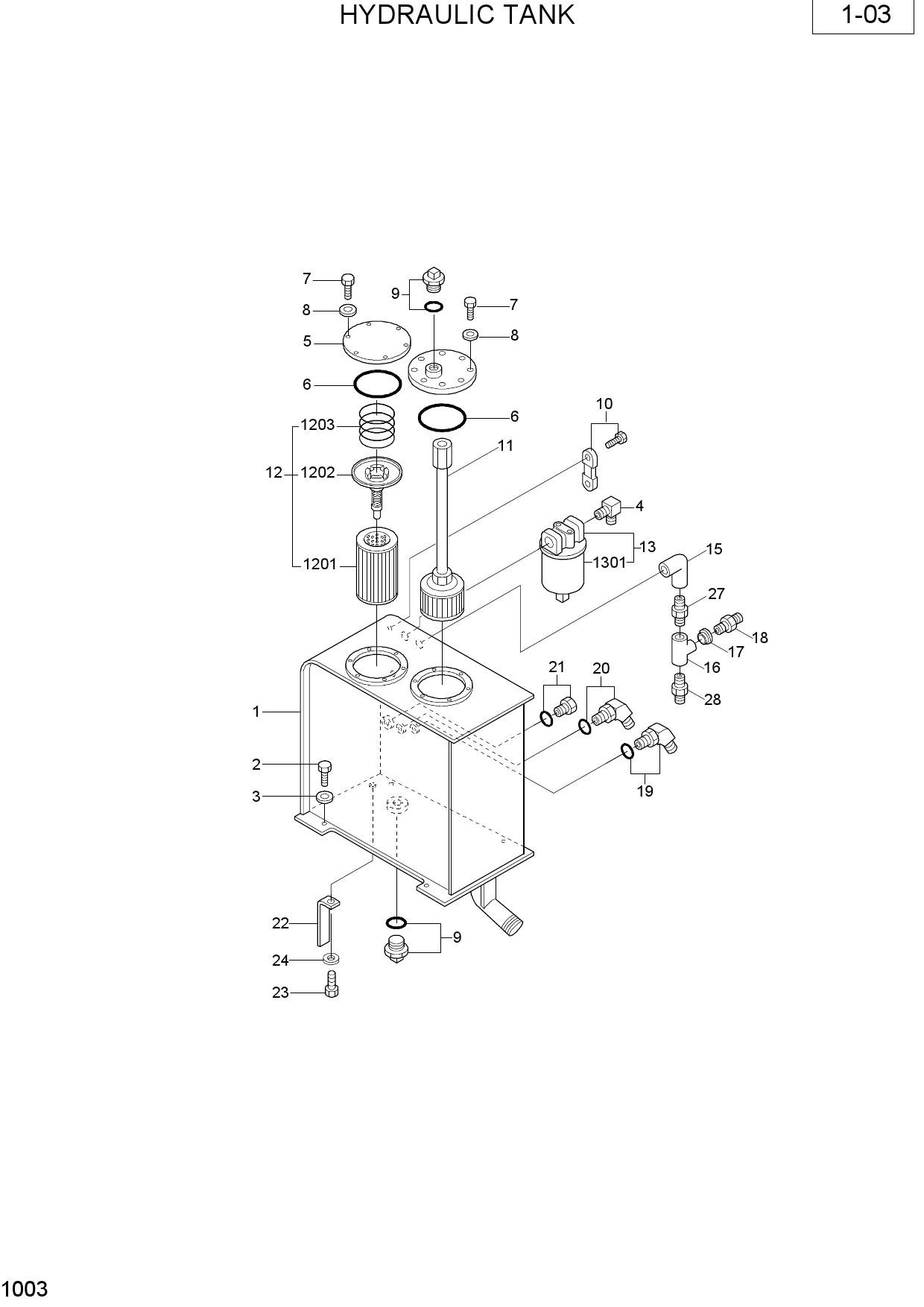 HYDRAULIC TANK