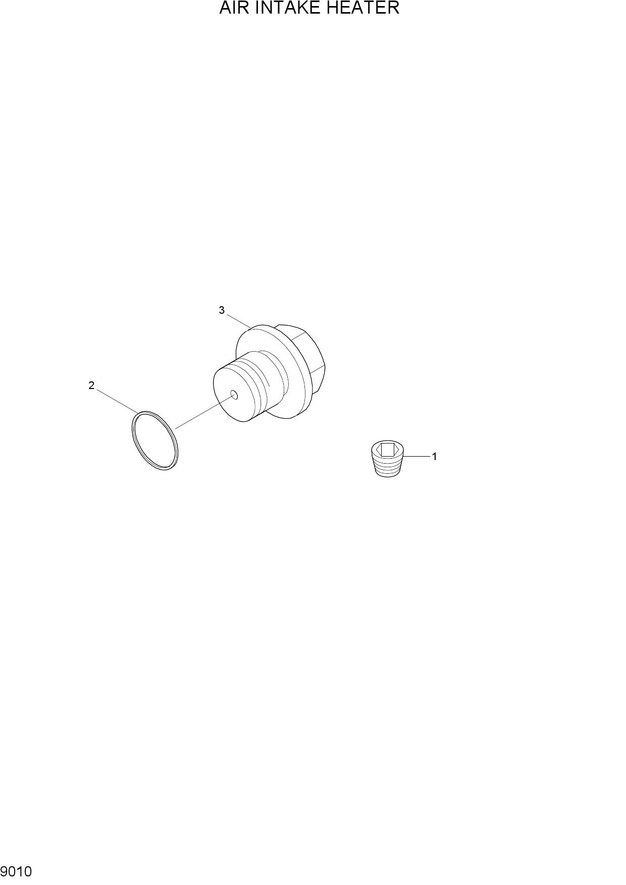 AIR INTAKE HEATER(-#0111)