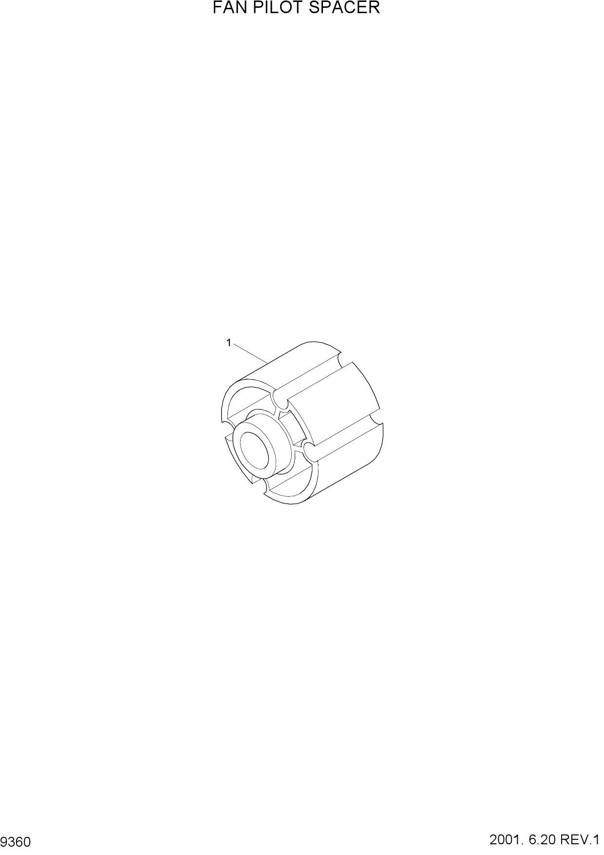 FAN PILOT SPACER(-#0111)