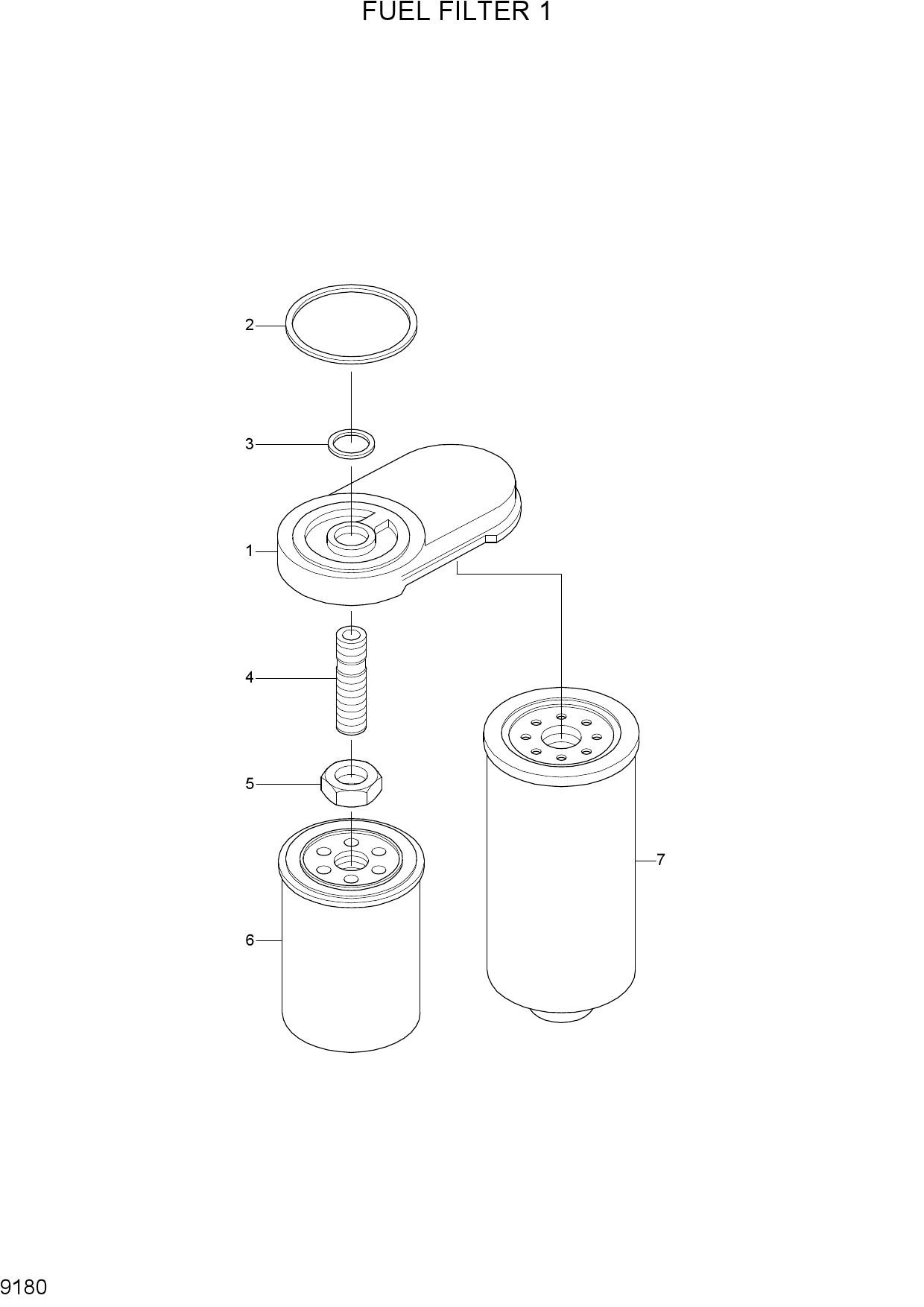 FUEL FILTER 1(-#0111)