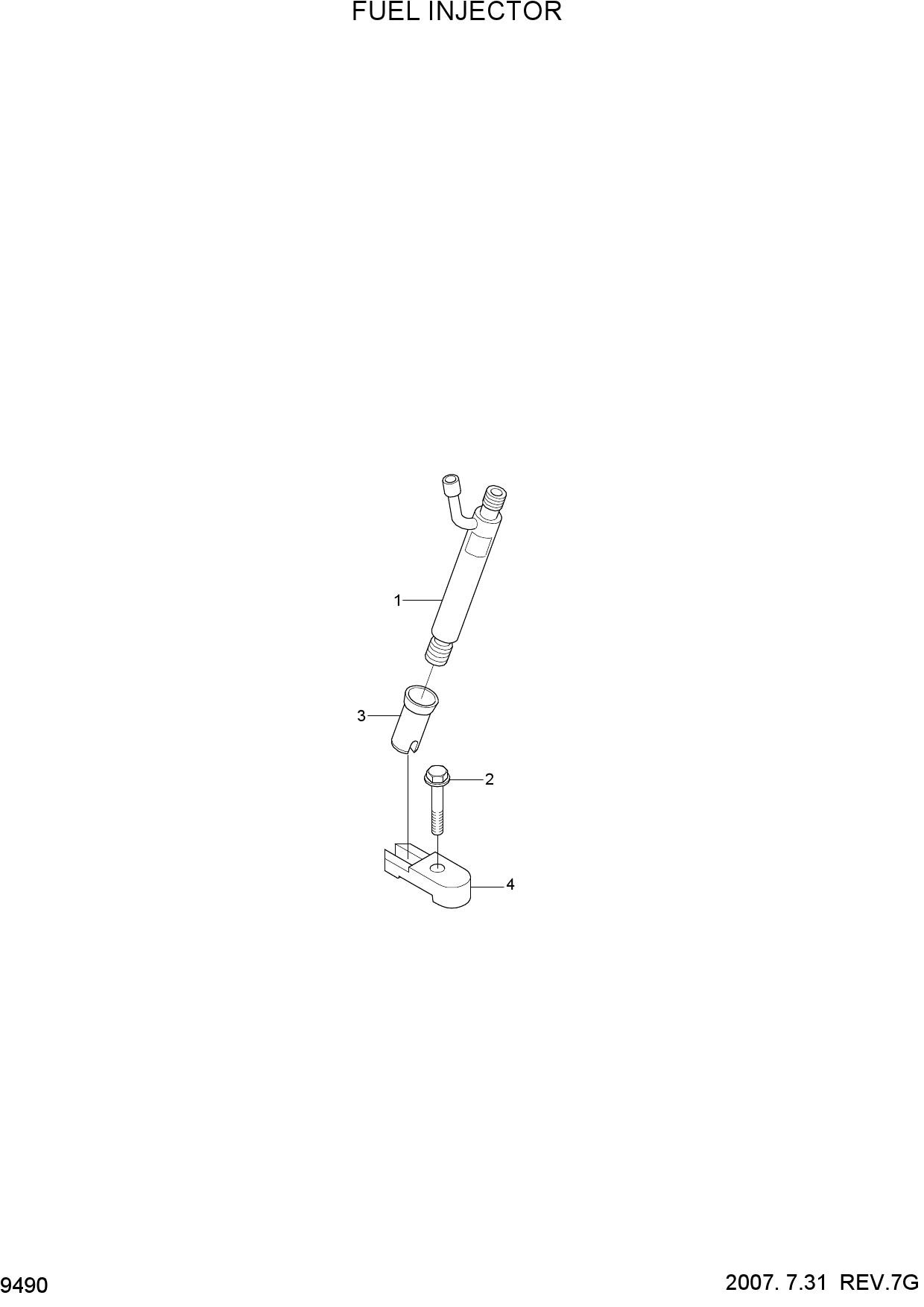 FUEL INJECTOR(-#0111)