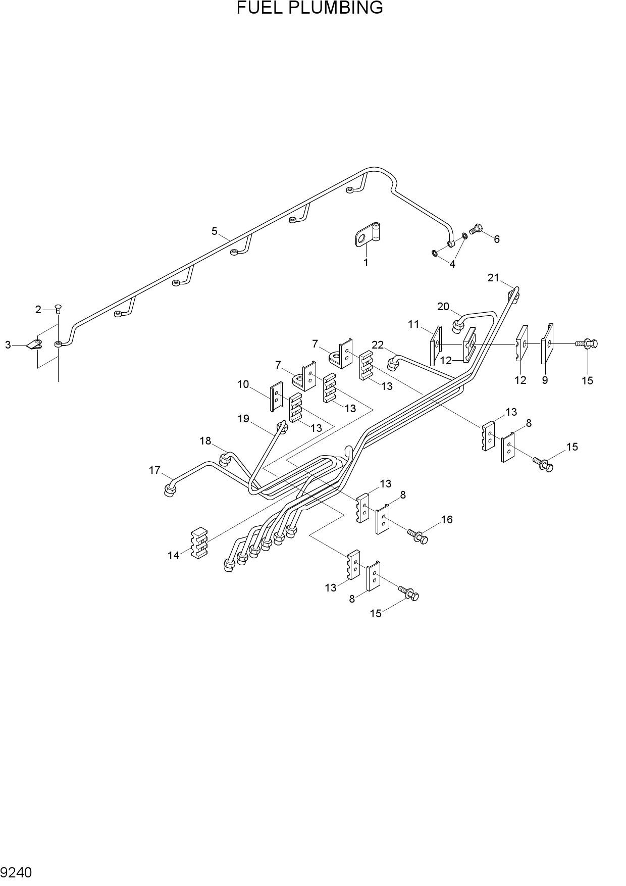FUEL PLUMBING(-#0111)