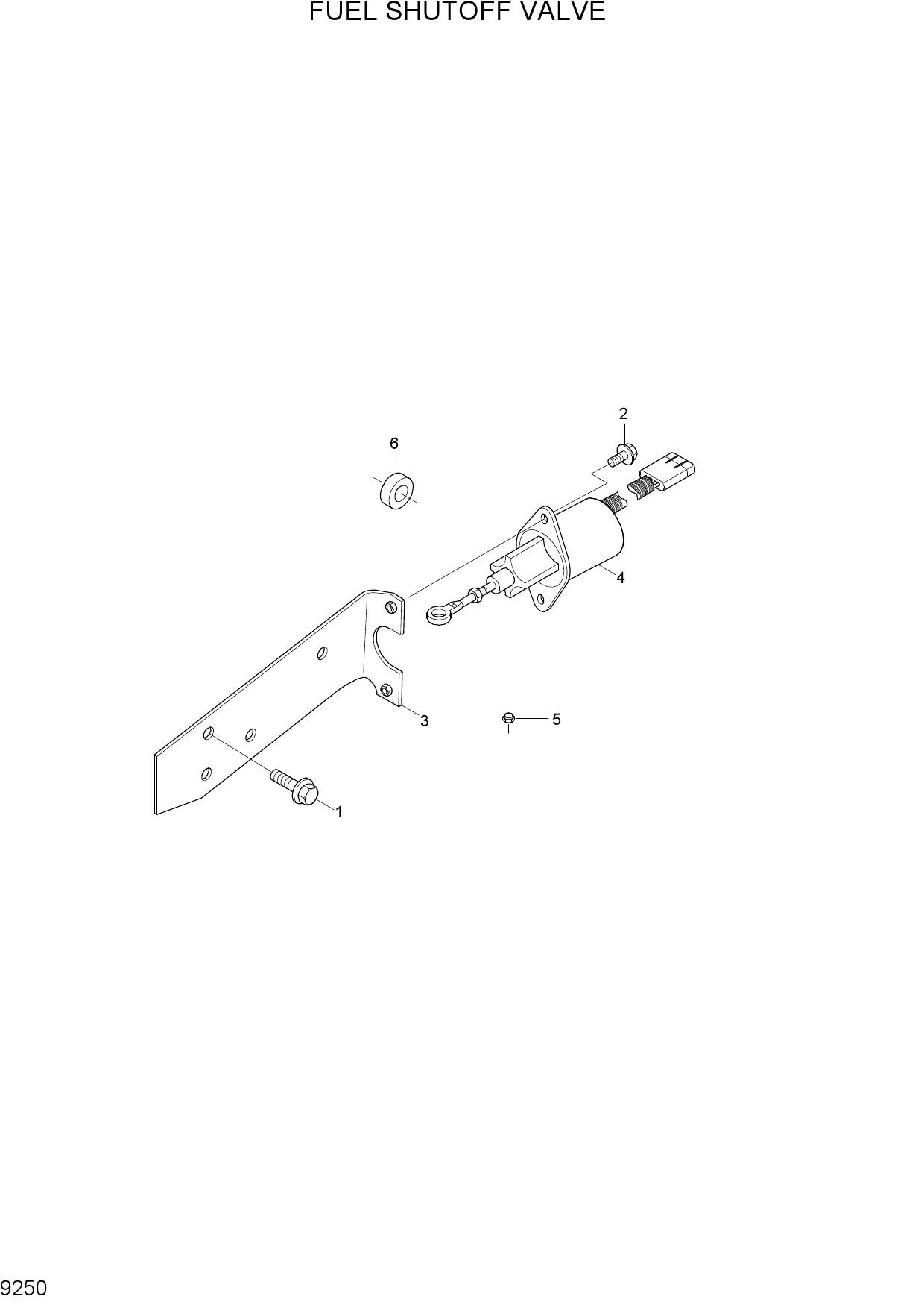 FUEL SHUTOFF VALVE(-#0111)