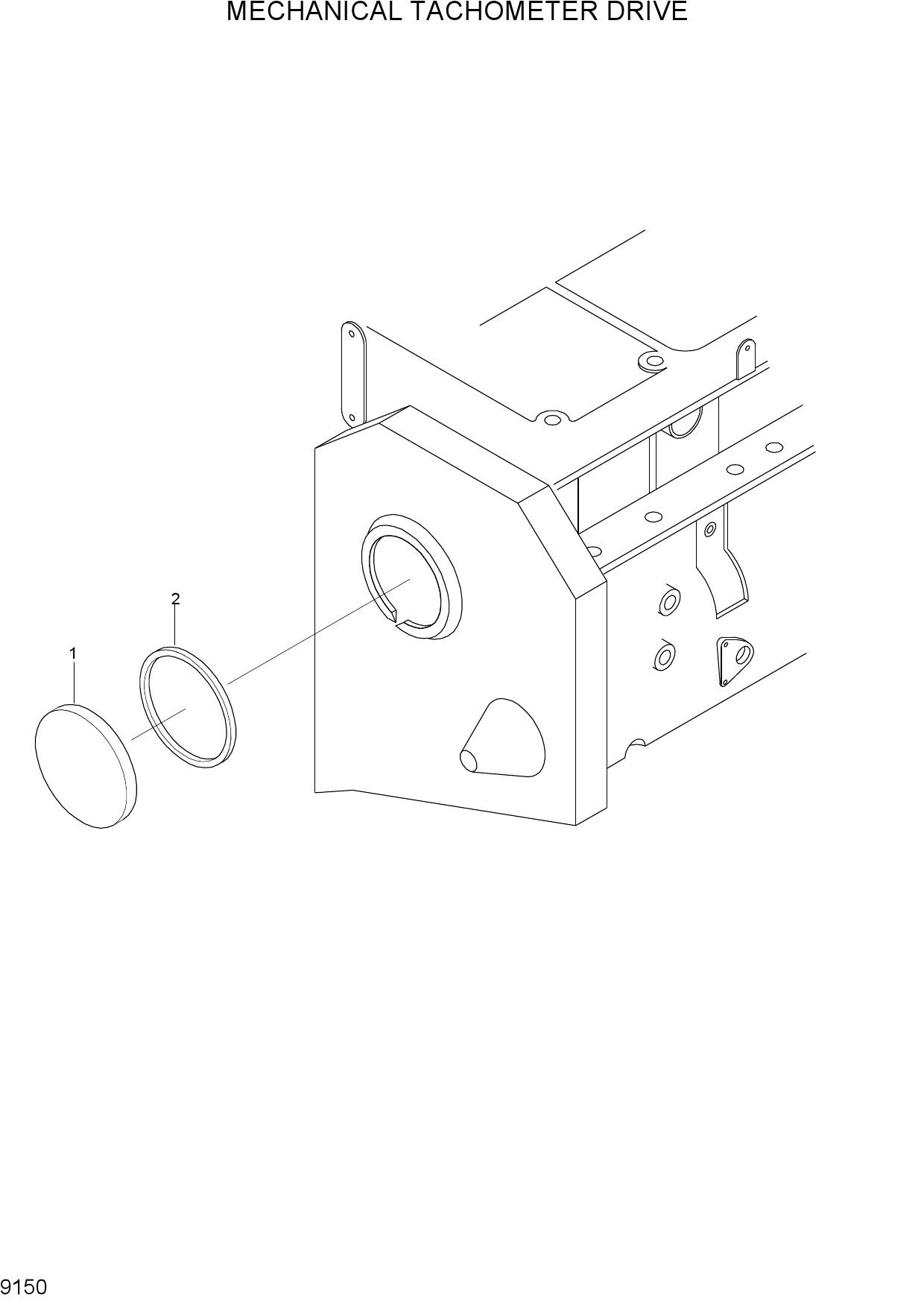 MECHANICAL TACHOMETER DRIVE(-#0111)
