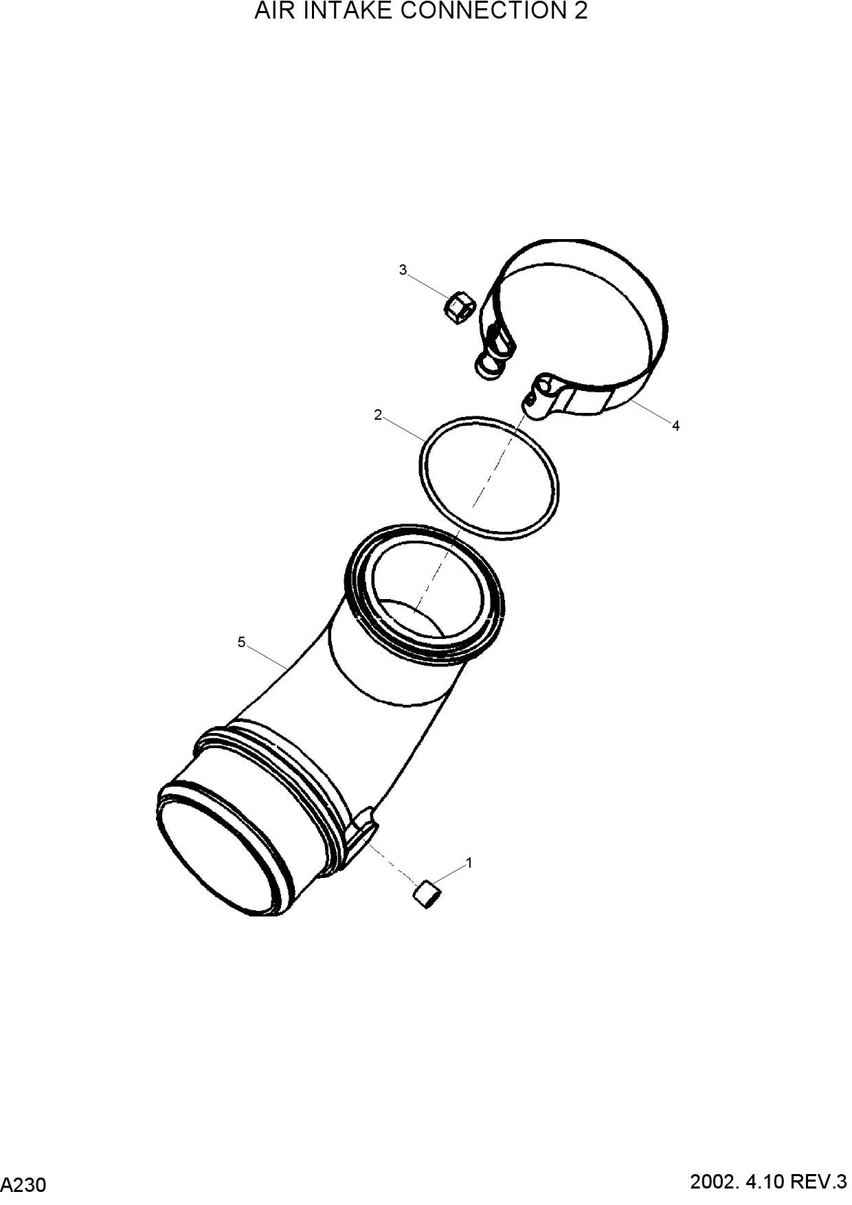 AIR INTAKE CONNECTION 2(#0112-)