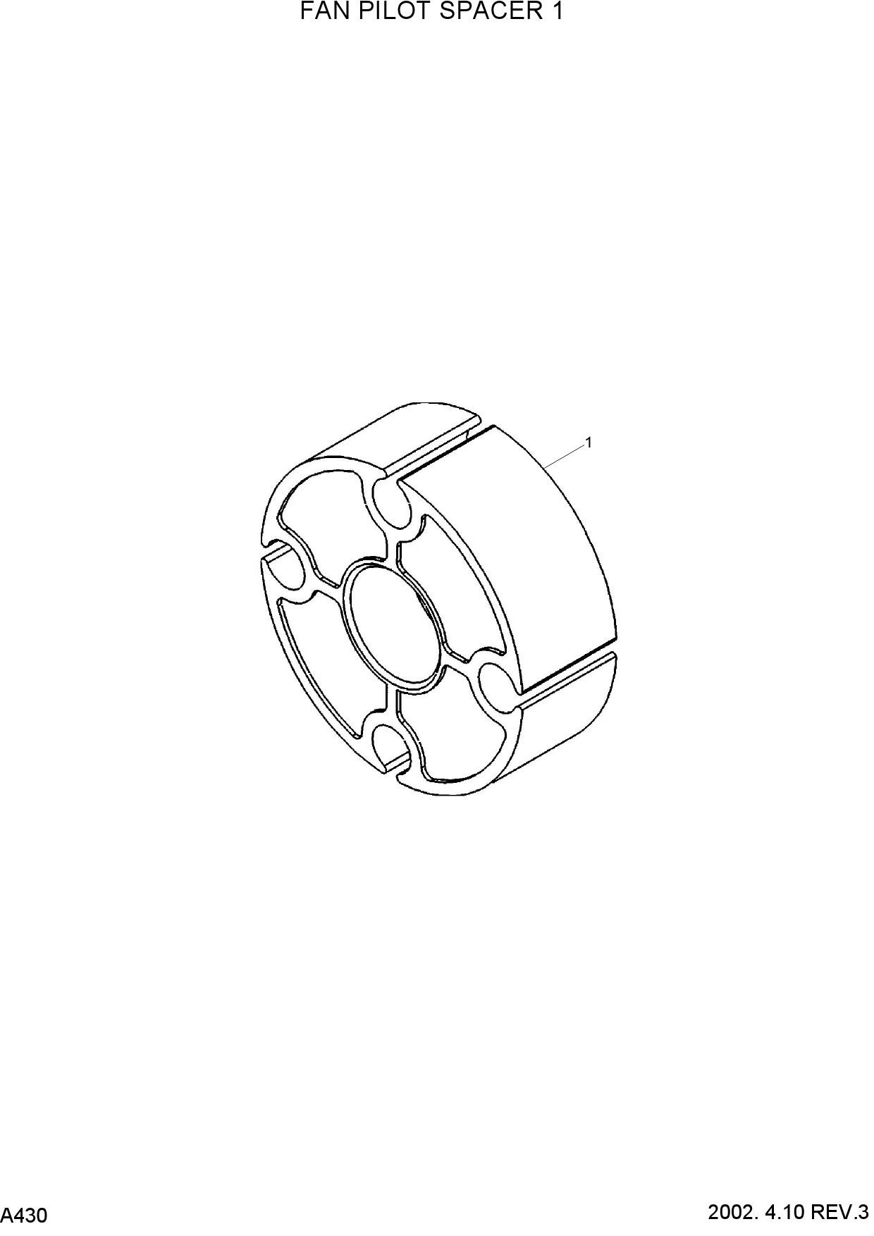 FAN PILOT SPACER 1(#0112-)