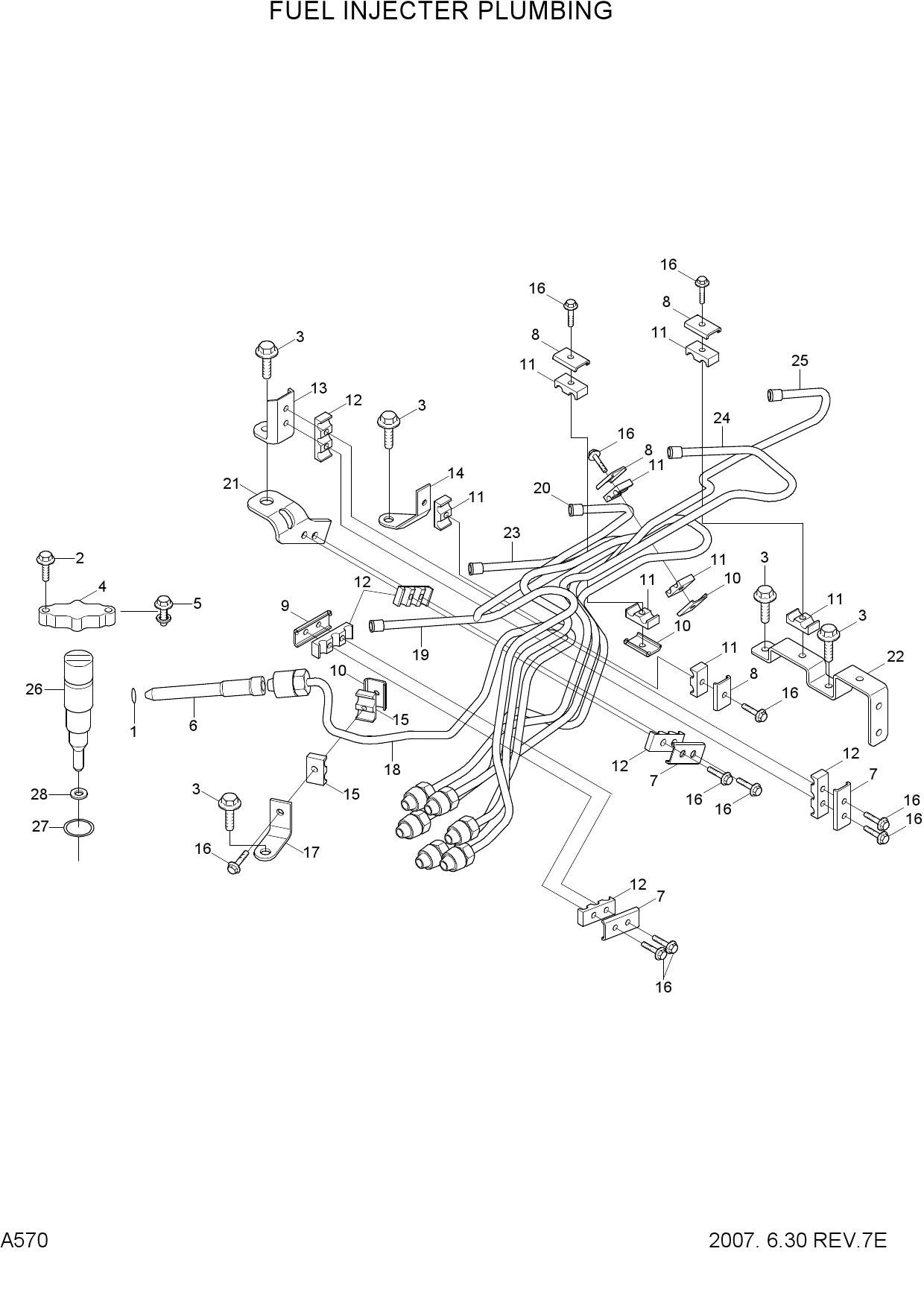 FUEL INJECTOR PLUMBING
